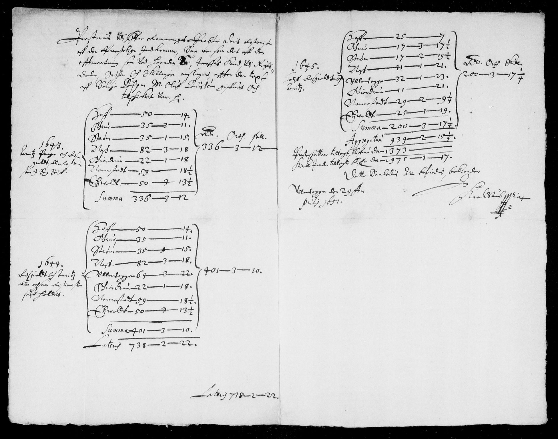 Danske Kanselli, Skapsaker, AV/RA-EA-4061/F/L0010: Skap 8, pakke 150B, litra BB-DDD, 1645-1651, p. 125