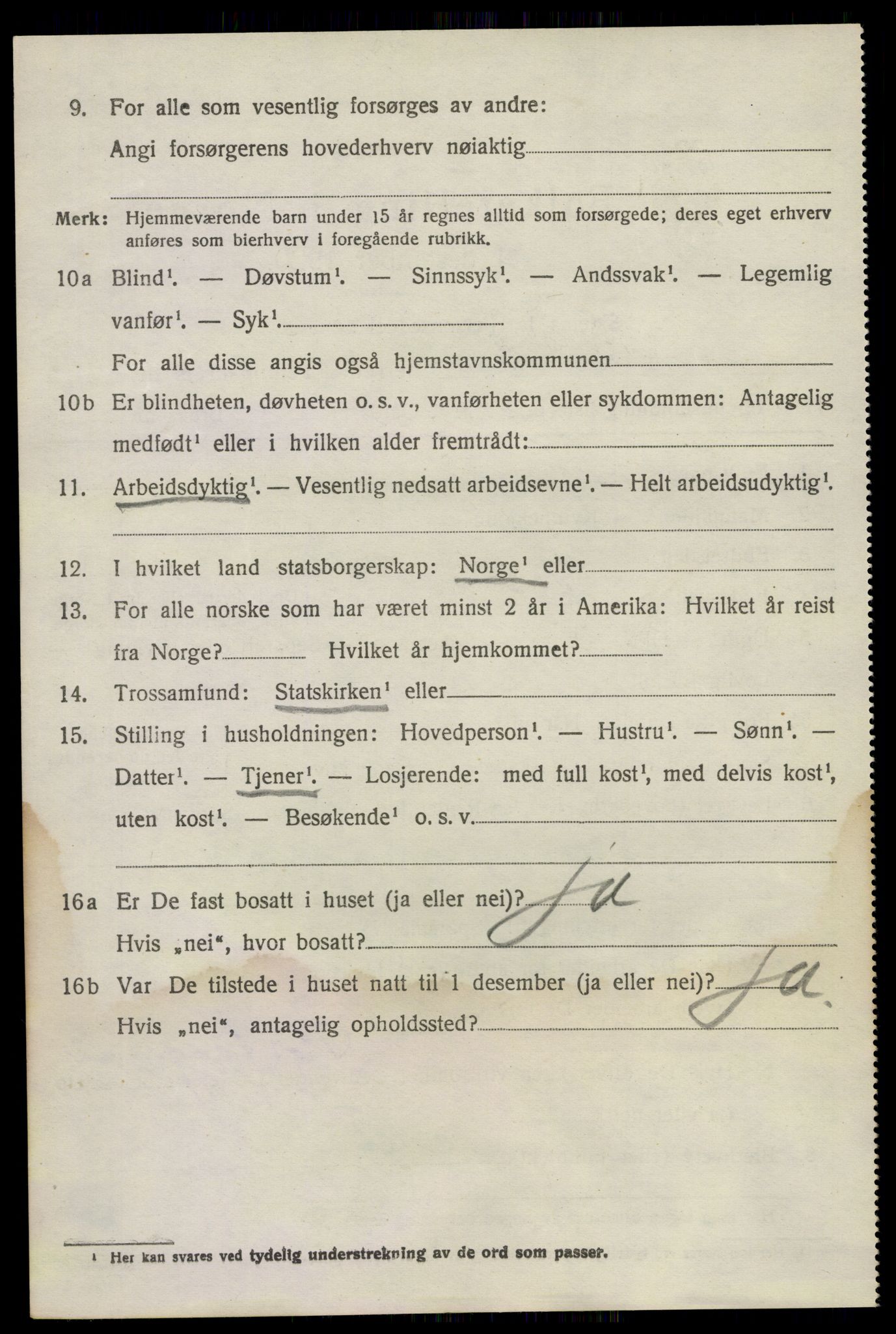 SAKO, 1920 census for Brunlanes, 1920, p. 9580