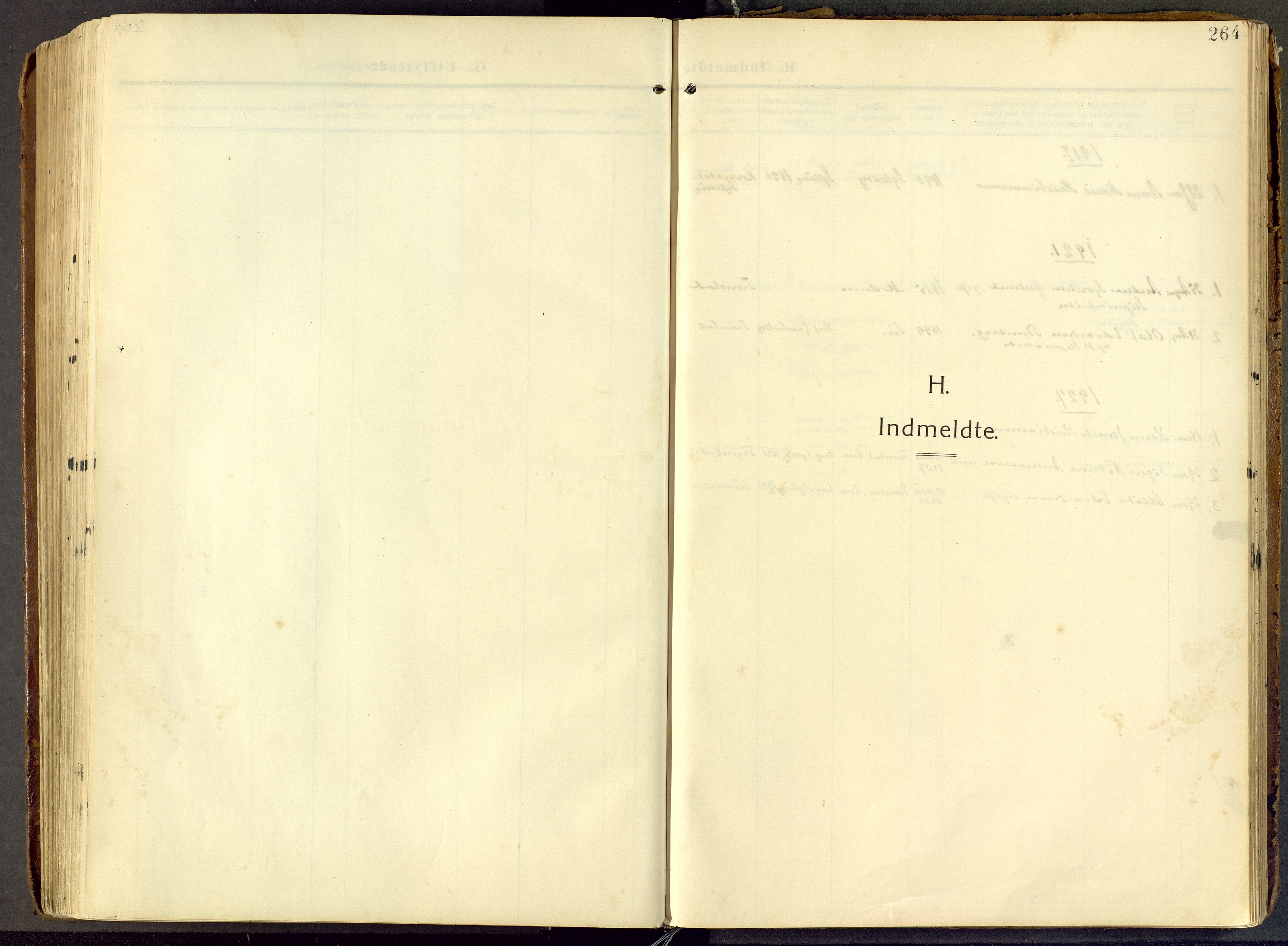 Lier kirkebøker, AV/SAKO-A-230/F/Fc/L0001: Parish register (official) no. III 1, 1906-1936, p. 264