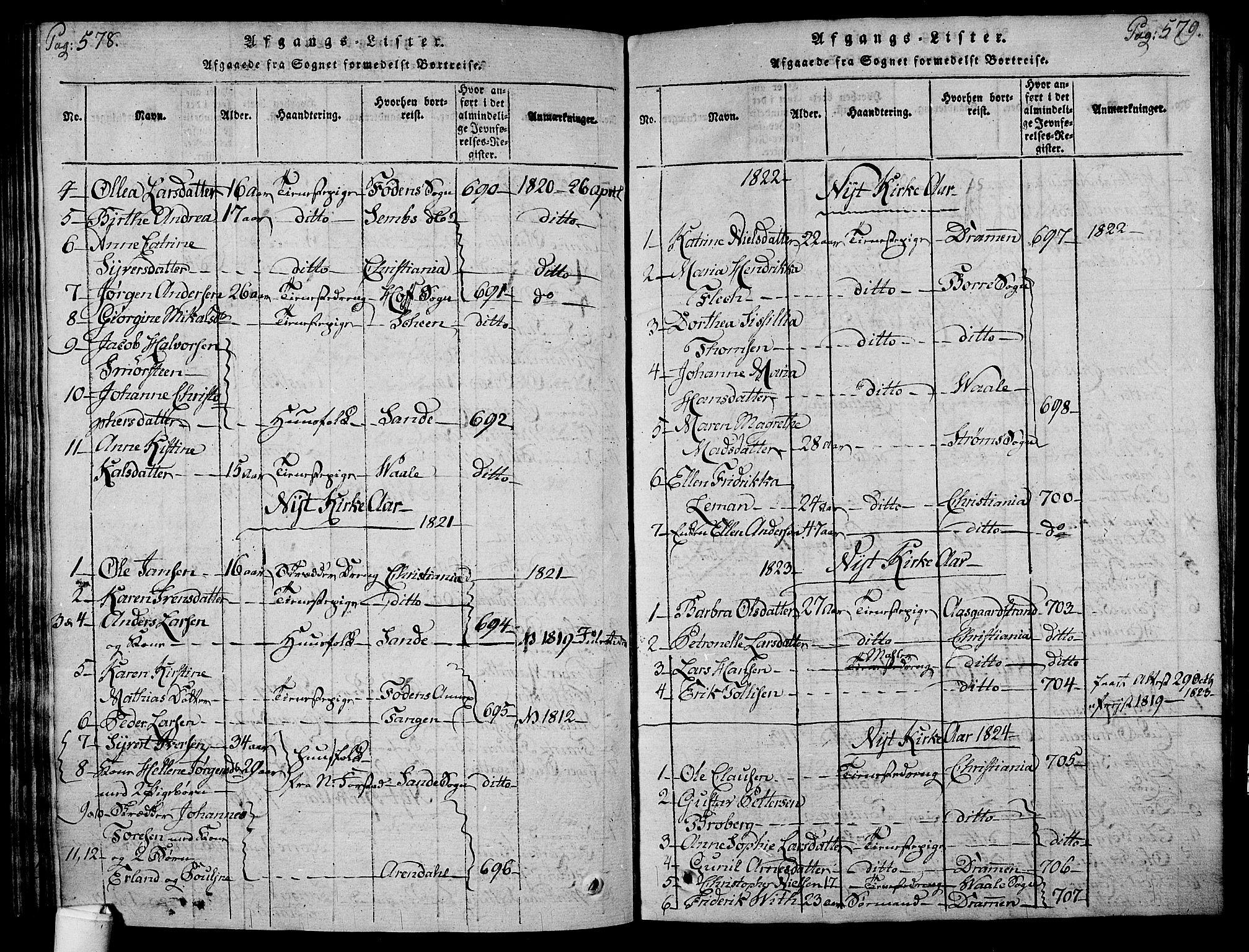 Holmestrand kirkebøker, SAKO/A-346/F/Fa/L0001: Parish register (official) no. 1, 1814-1840, p. 578-579