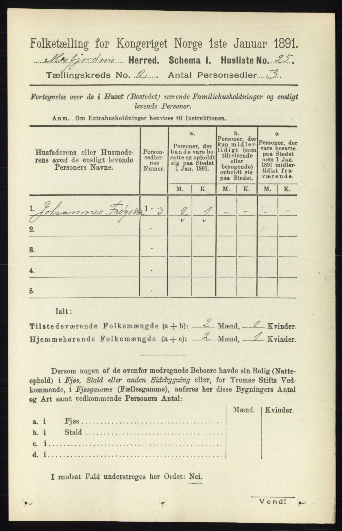 RA, 1891 census for 1266 Masfjorden, 1891, p. 167