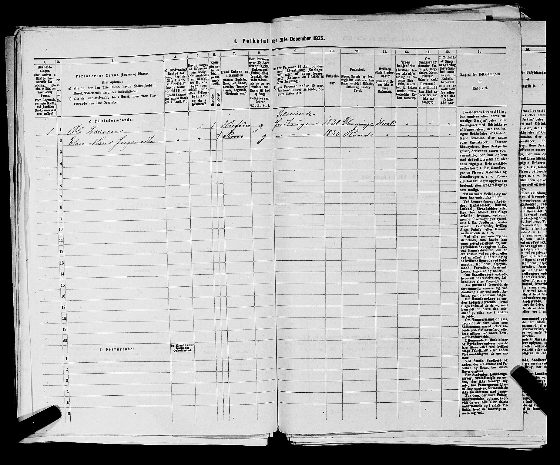 RA, 1875 census for 0132L Fredrikstad/Glemmen, 1875, p. 899