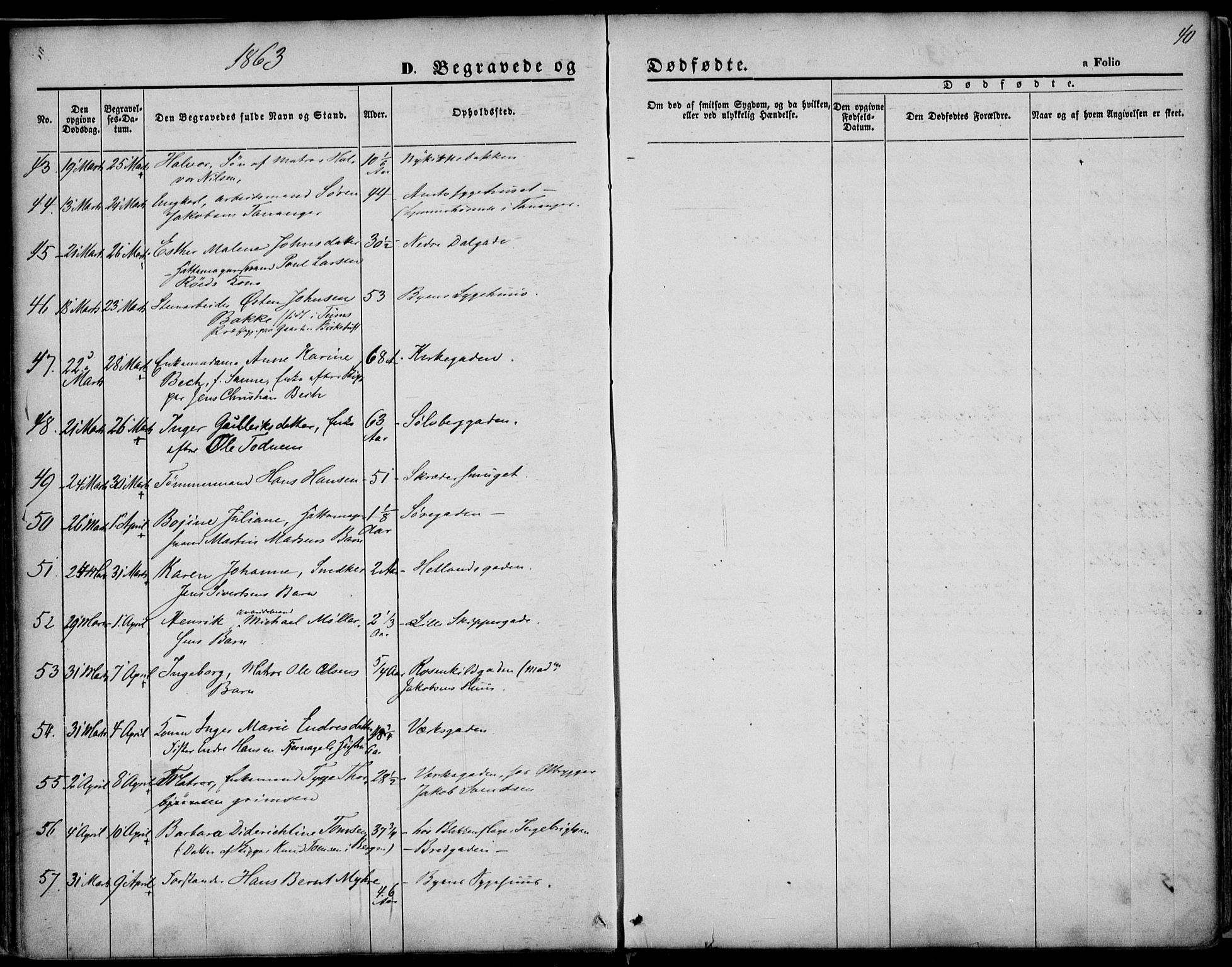 St. Petri sokneprestkontor, AV/SAST-A-101813/001/30/30BA/L0003: Parish register (official) no. A 3, 1861-1872, p. 40