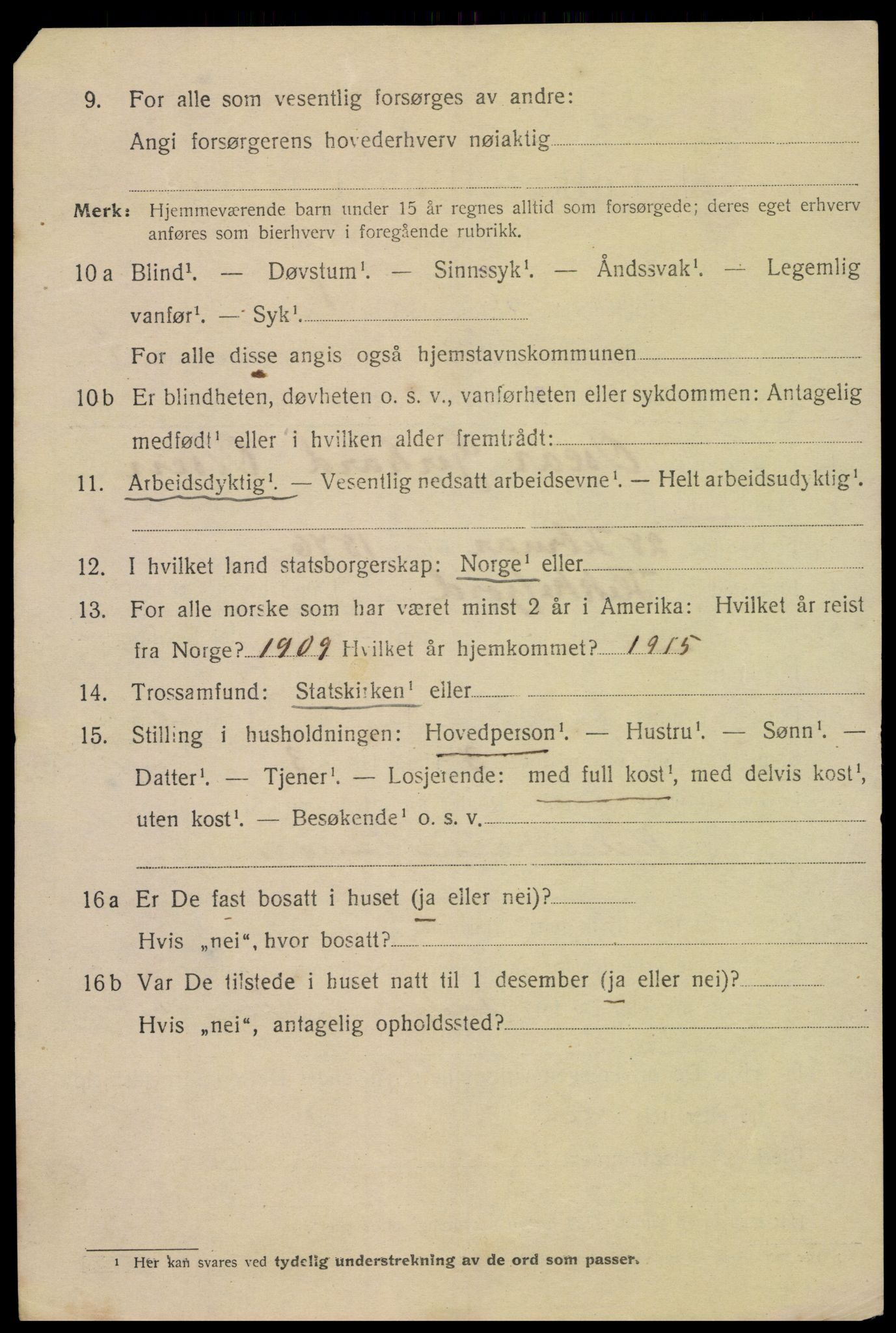 SAK, 1920 census for Flekkefjord, 1920, p. 4437