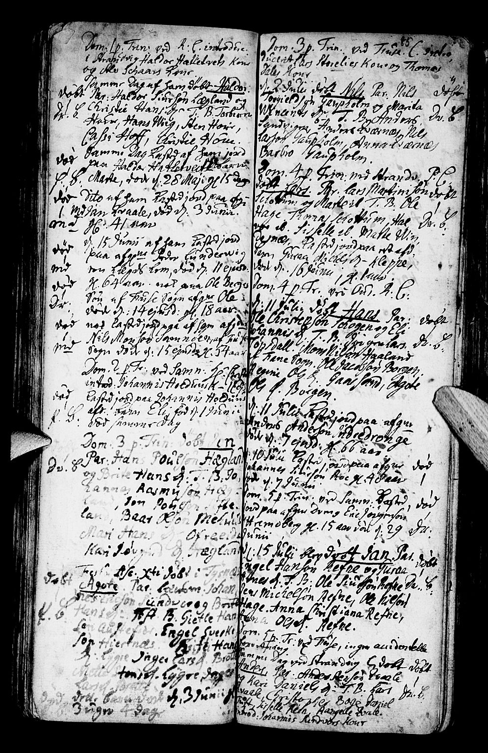 Os sokneprestembete, AV/SAB-A-99929: Parish register (official) no. A 9, 1766-1779, p. 85