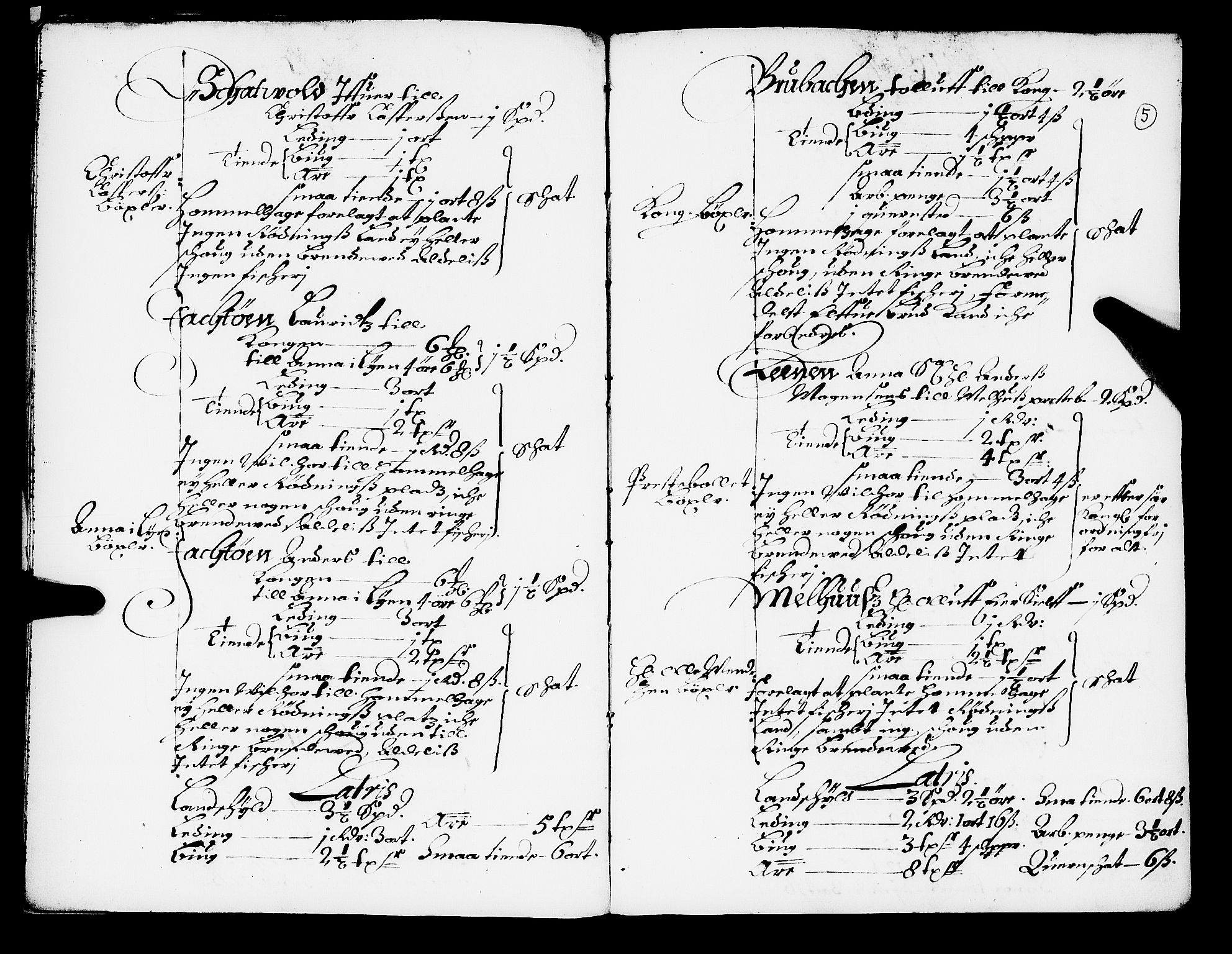 Rentekammeret inntil 1814, Realistisk ordnet avdeling, AV/RA-EA-4070/N/Nb/Nba/L0051: Gauldal fogderi, 1667, p. 4b-5a