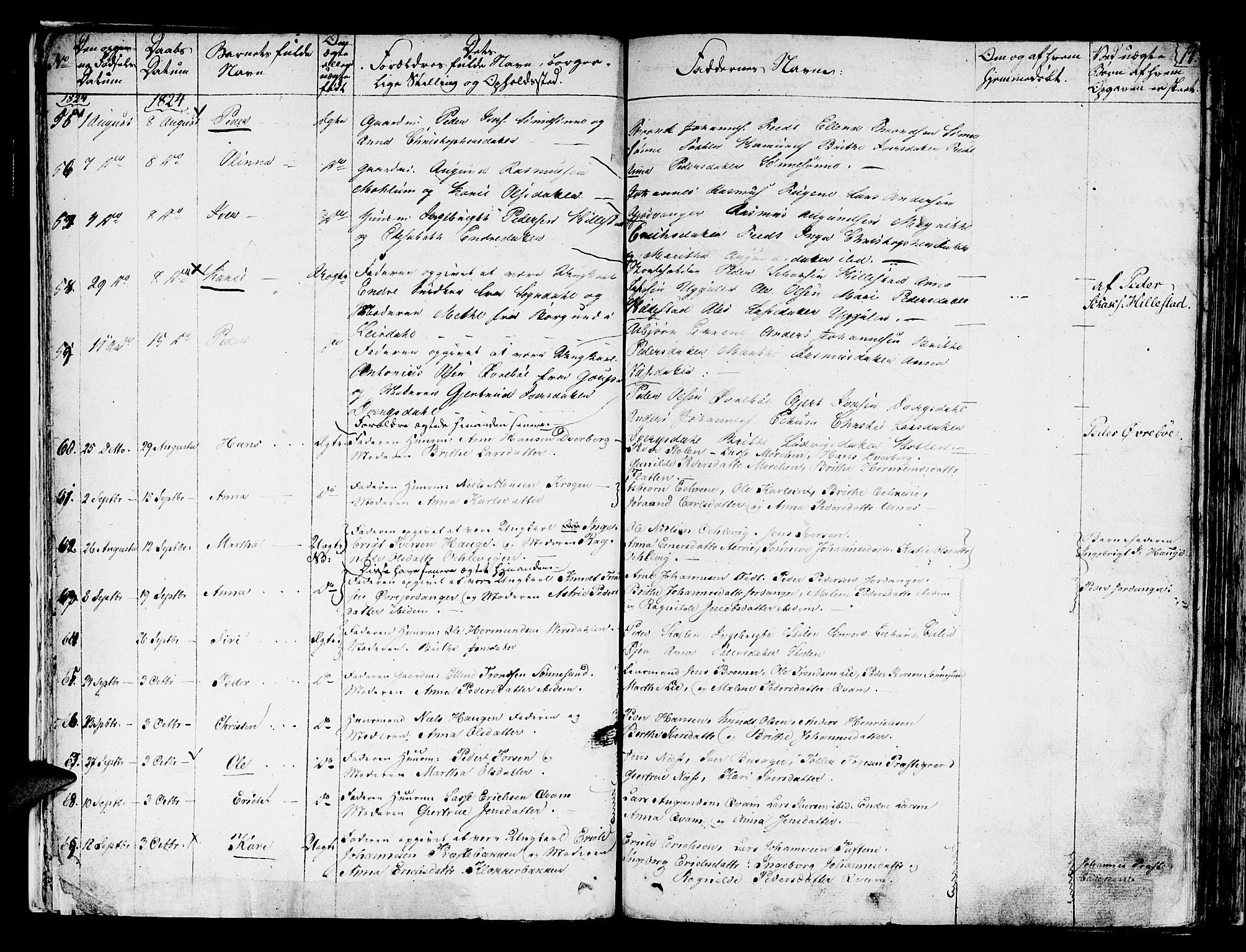 Hafslo sokneprestembete, AV/SAB-A-80301/H/Haa/Haaa/L0004: Parish register (official) no. A 4, 1821-1834, p. 14