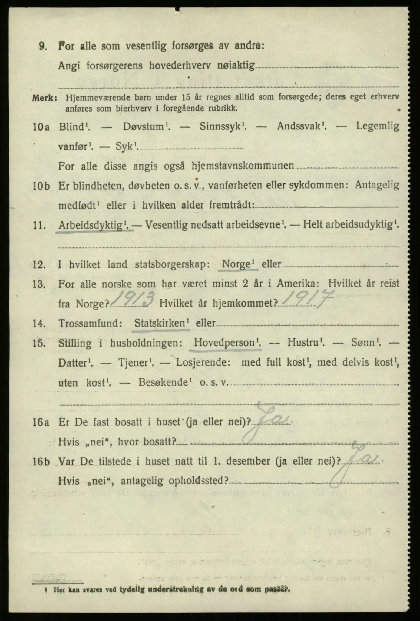 SAB, 1920 census for Davik, 1920, p. 7682