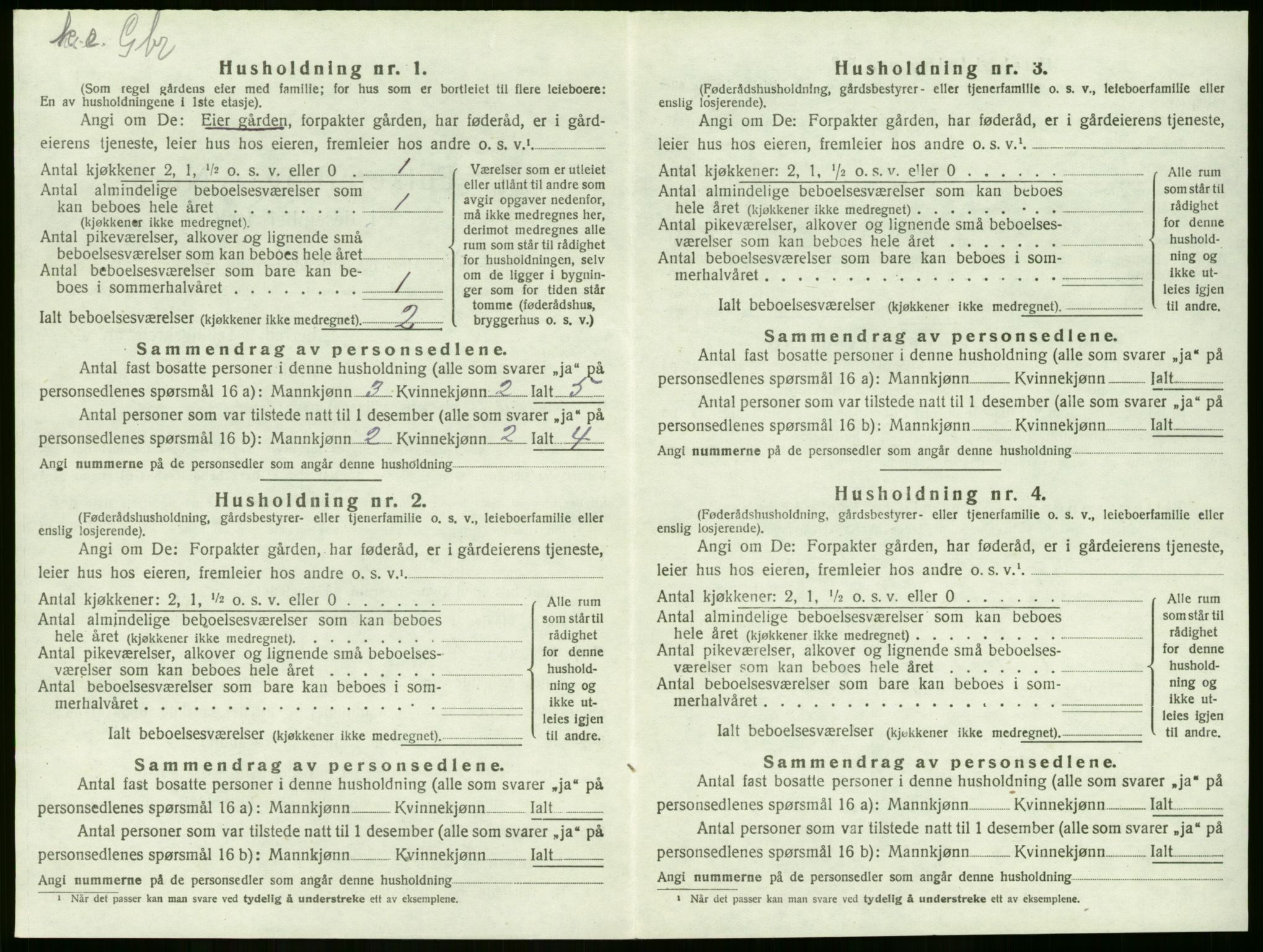 SAKO, 1920 census for Lier, 1920, p. 1998