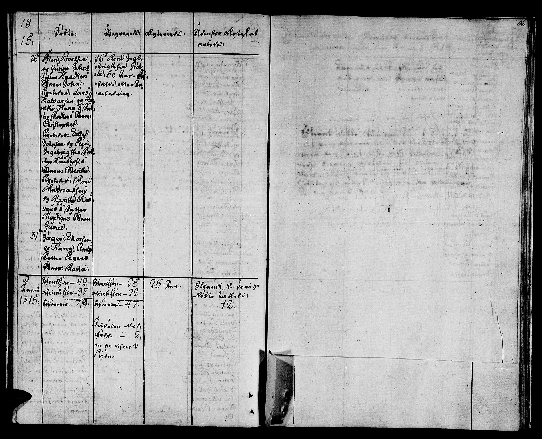Ministerialprotokoller, klokkerbøker og fødselsregistre - Sør-Trøndelag, SAT/A-1456/678/L0894: Parish register (official) no. 678A04, 1806-1815, p. 96