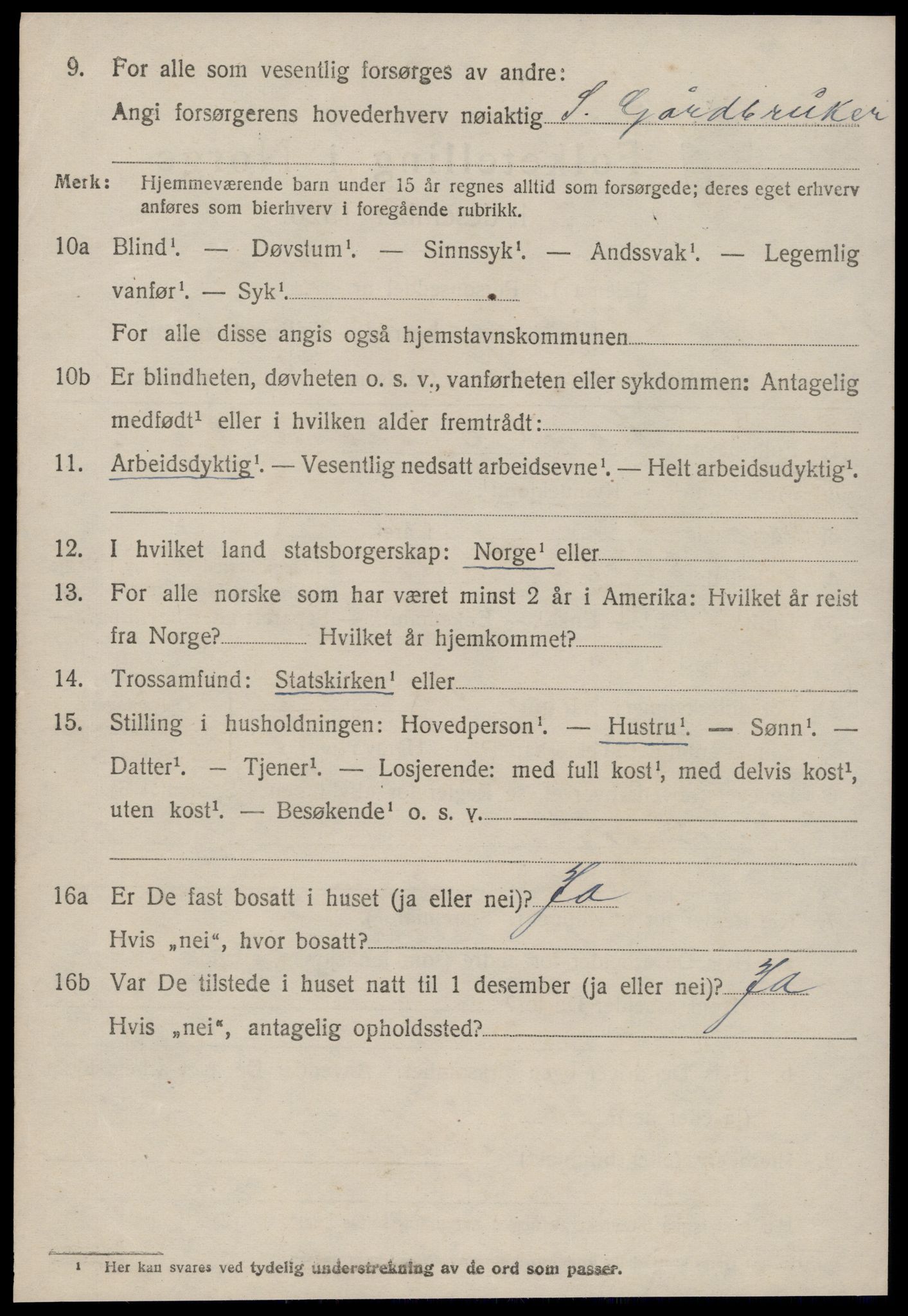 SAT, 1920 census for Eresfjord og Vistdal, 1920, p. 2518