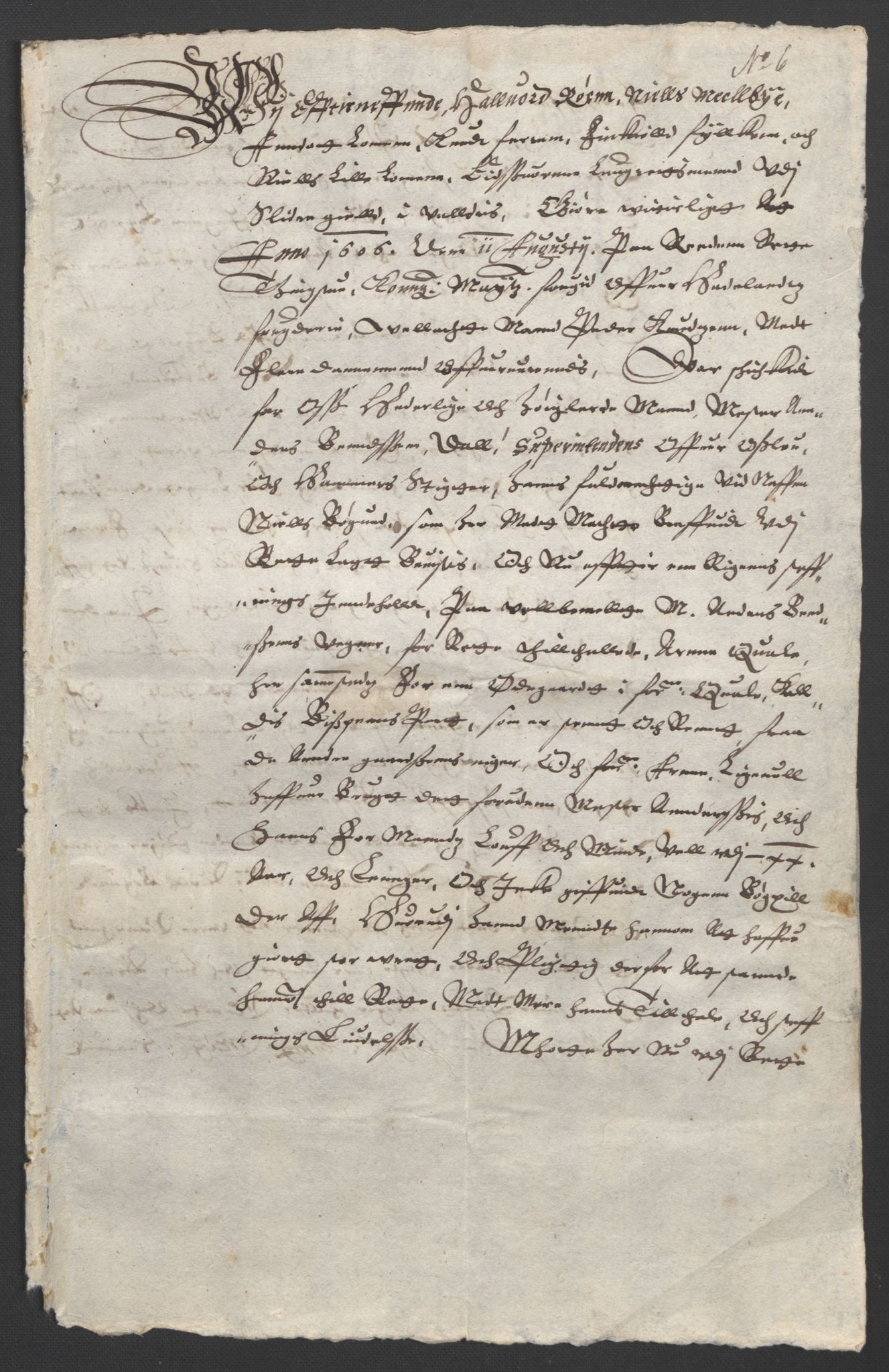 Oslo stiftsdireksjon, AV/SAO-A-11085/G/Gb/L0001: Bispestolens dokumenter, 1584-1612, p. 22