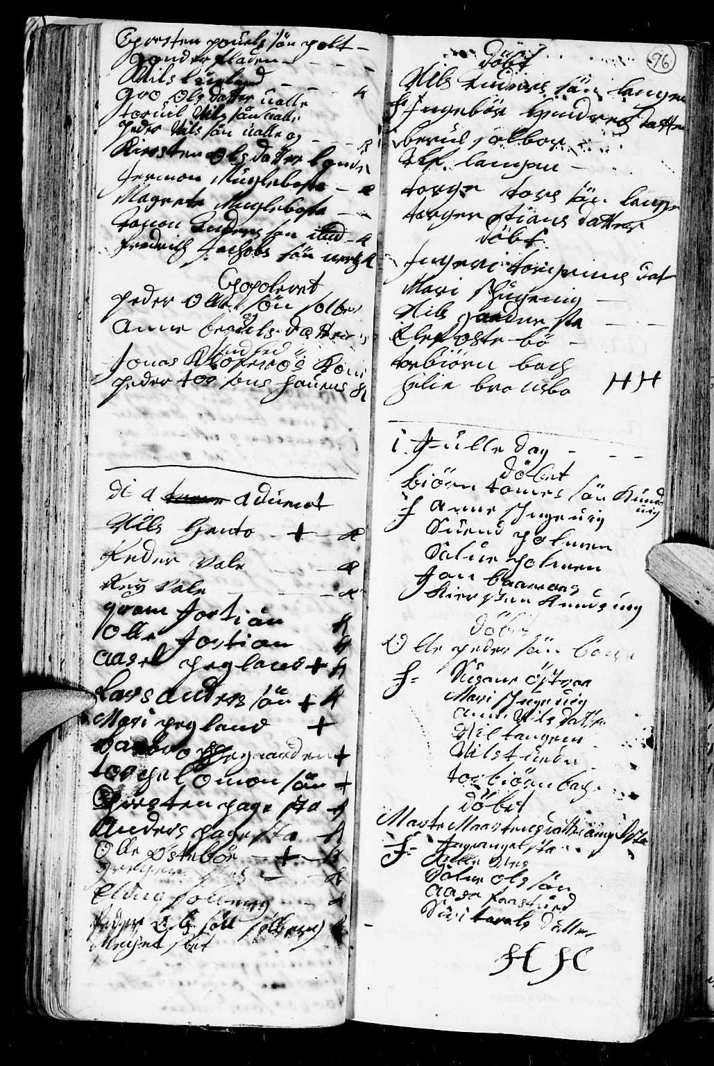 Holt sokneprestkontor, AV/SAK-1111-0021/F/Fb/L0004: Parish register (copy) no. B 4, 1730-1746, p. 96