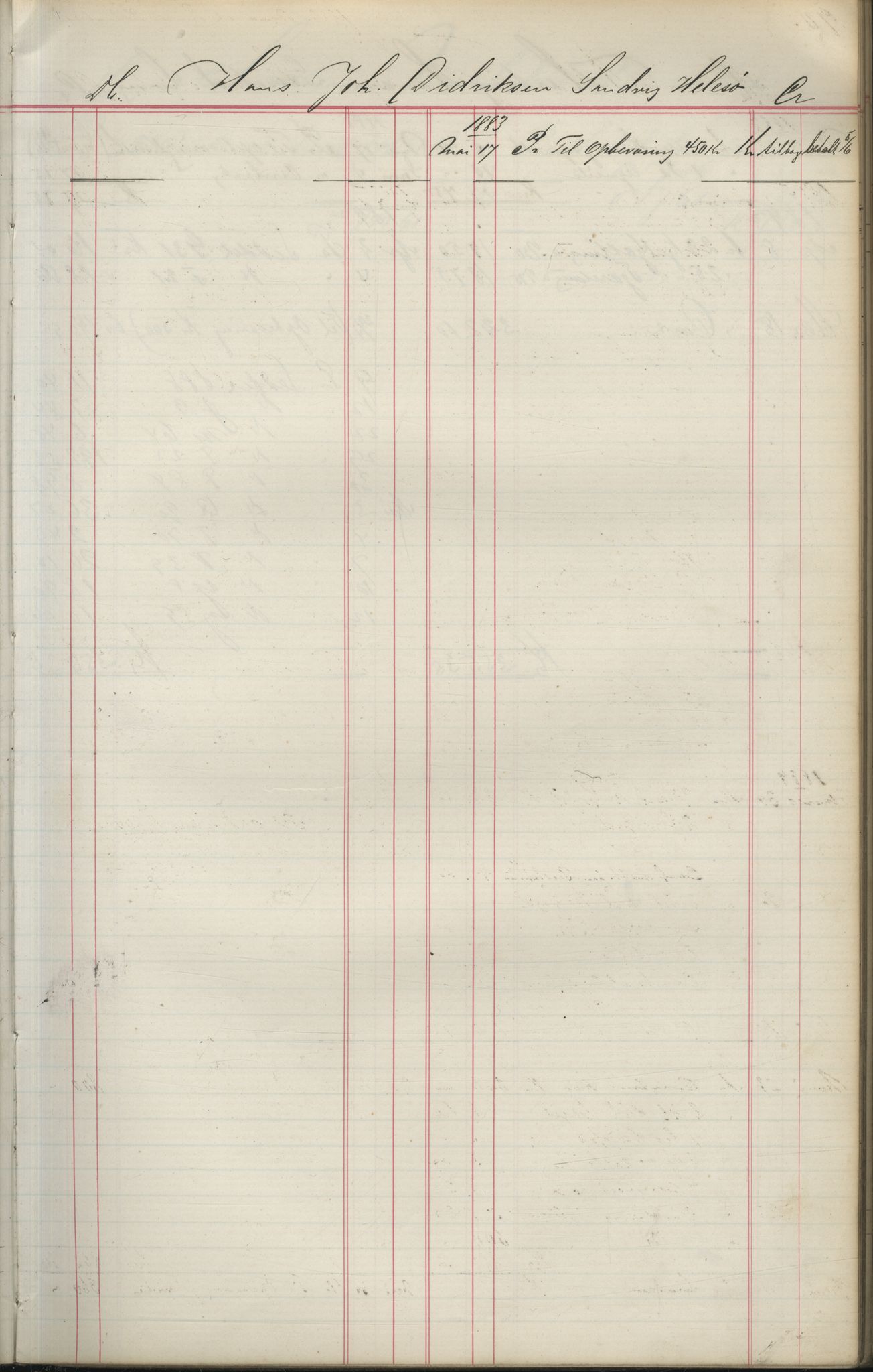 Brodtkorb handel A/S, VAMU/A-0001/F/Fa/L0004/0001: Kompanibøker. Utensogns / Compagnibog for Udensogns Fiskere No 15. Fra A - H, 1882-1895, p. 91