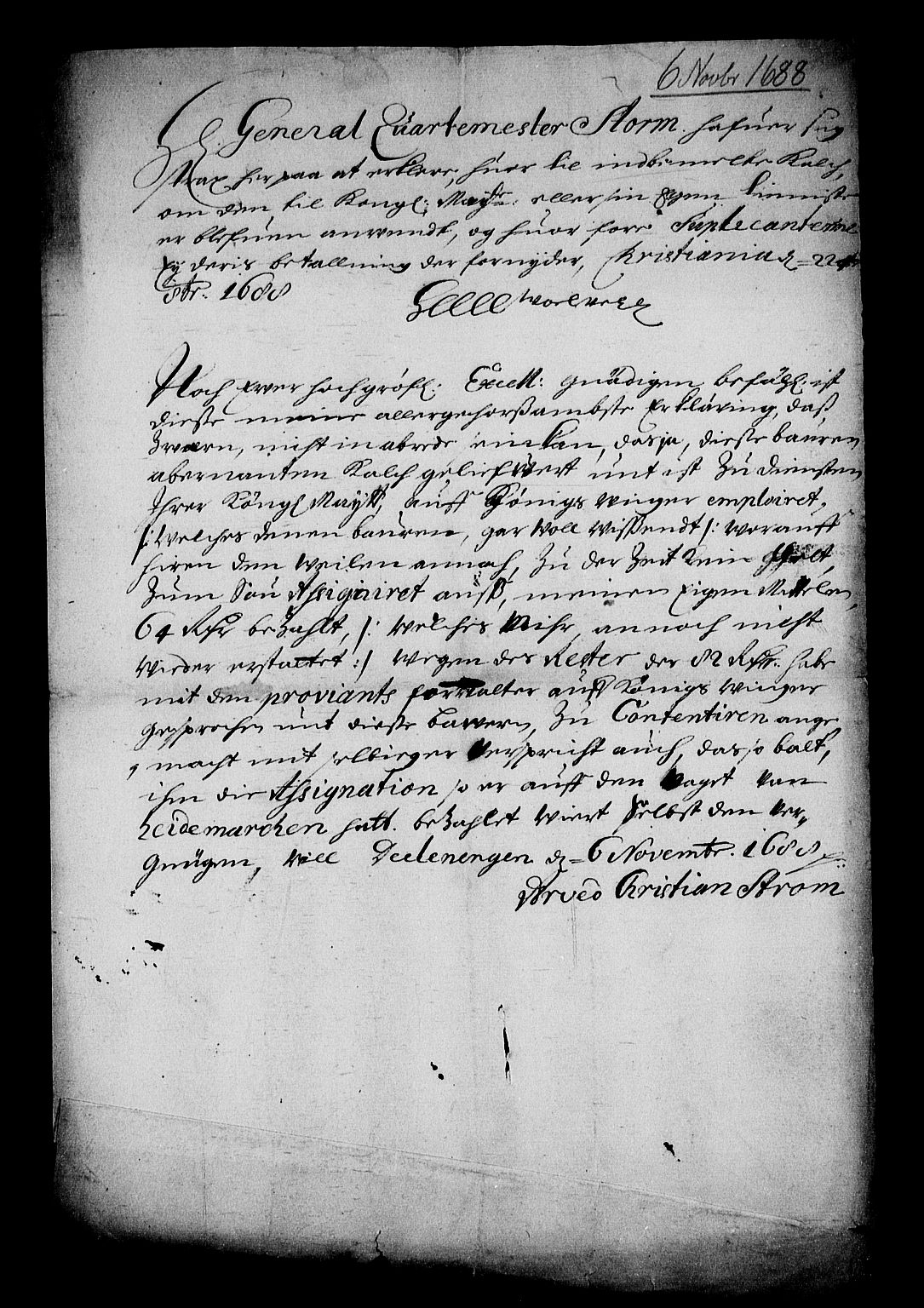 Stattholderembetet 1572-1771, RA/EA-2870/Af/L0002: Avskrifter av vedlegg til originale supplikker, nummerert i samsvar med supplikkbøkene, 1687-1689, p. 342