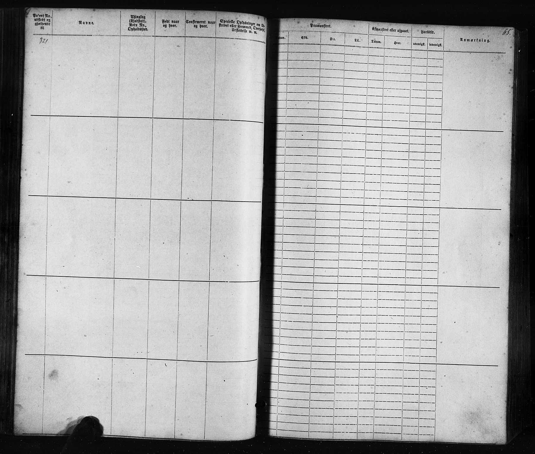 Flekkefjord mønstringskrets, SAK/2031-0018/F/Fa/L0005: Annotasjonsrulle nr 1-1915 med register, Æ-2, 1868-1896, p. 85