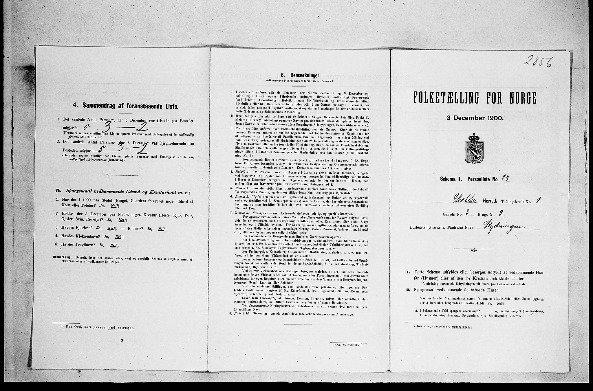 SAKO, 1900 census for Holla, 1900, p. 142