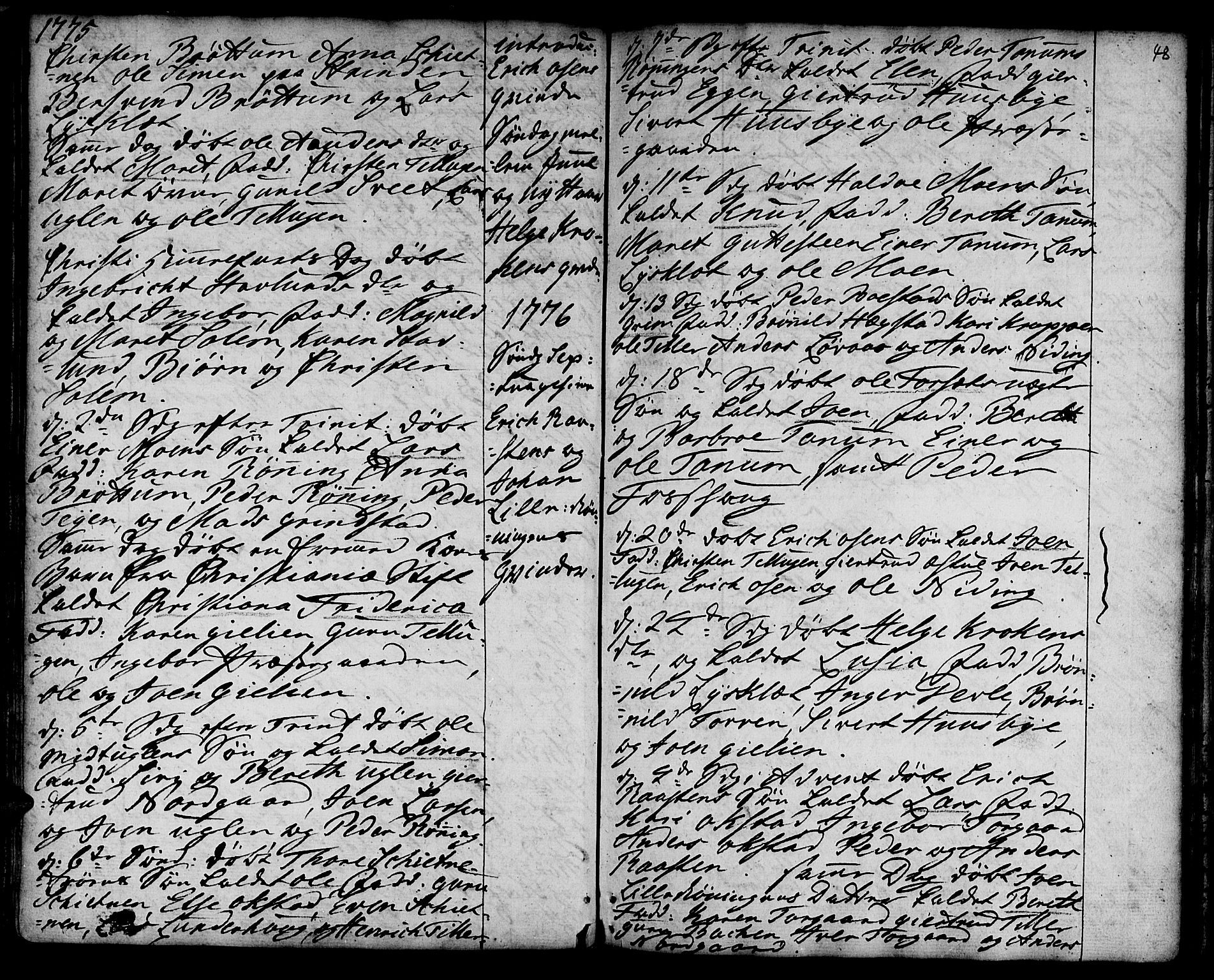 Ministerialprotokoller, klokkerbøker og fødselsregistre - Sør-Trøndelag, SAT/A-1456/618/L0437: Parish register (official) no. 618A02, 1749-1782, p. 48