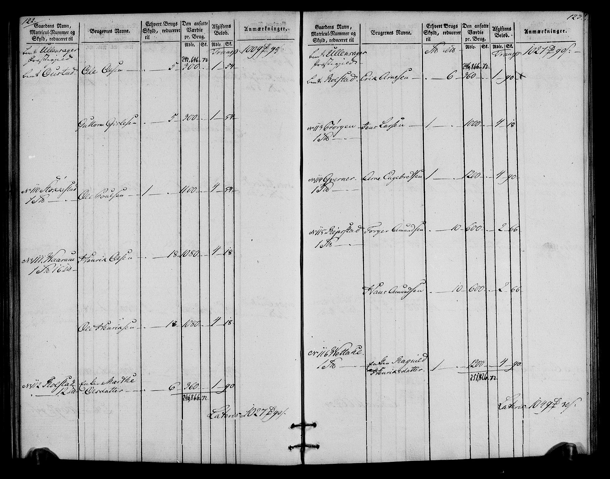 Rentekammeret inntil 1814, Realistisk ordnet avdeling, AV/RA-EA-4070/N/Ne/Nea/L0023: Øvre Romerike fogderi. Oppebørselsregister, 1803-1804, p. 63