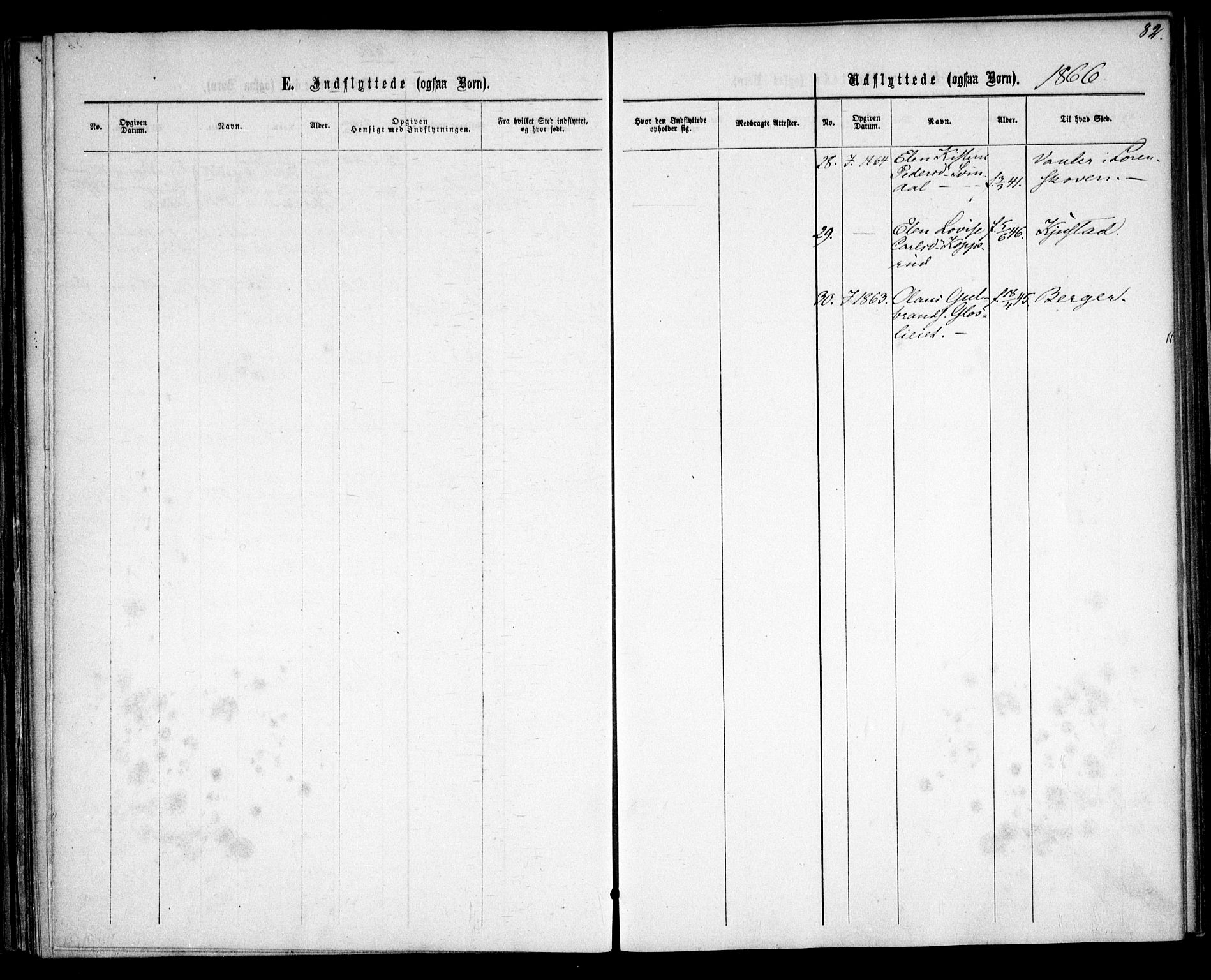 Fet prestekontor Kirkebøker, AV/SAO-A-10370a/F/Fa/L0012: Parish register (official) no. I 12, 1860-1866, p. 82