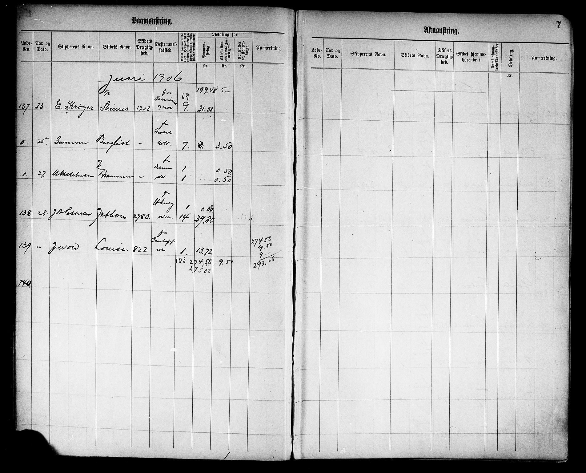 Tønsberg innrulleringskontor, AV/SAKO-A-786/H/Ha/L0006: Mønstringsjournal, 1906-1914, p. 9
