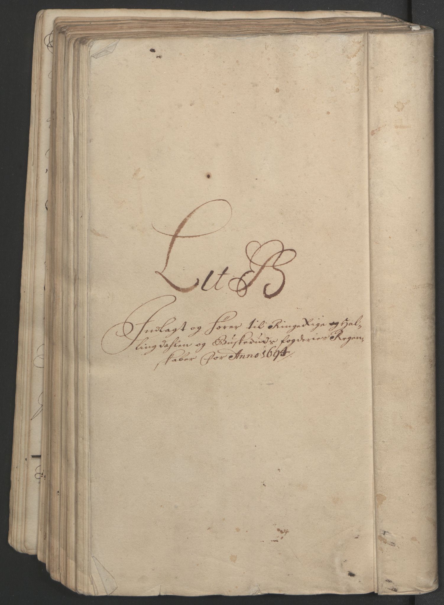 Rentekammeret inntil 1814, Reviderte regnskaper, Fogderegnskap, RA/EA-4092/R22/L1451: Fogderegnskap Ringerike, Hallingdal og Buskerud, 1694, p. 217