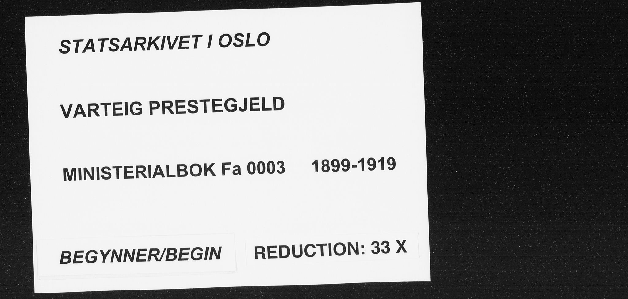 Varteig prestekontor Kirkebøker, SAO/A-10447a/F/Fa/L0003: Parish register (official) no. 3, 1899-1919