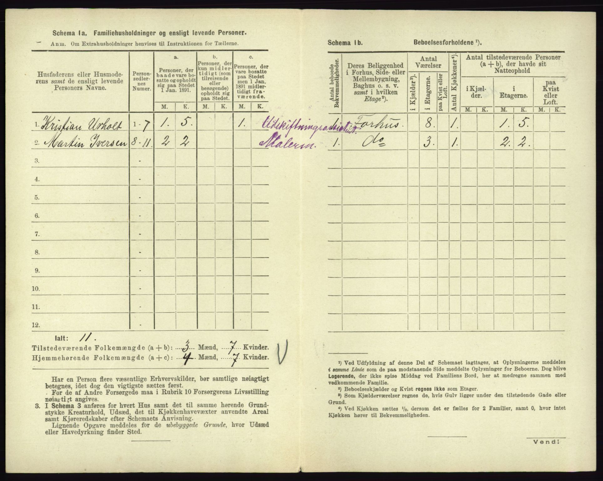 RA, 1891 census for 0604 Kongsberg, 1891, p. 918