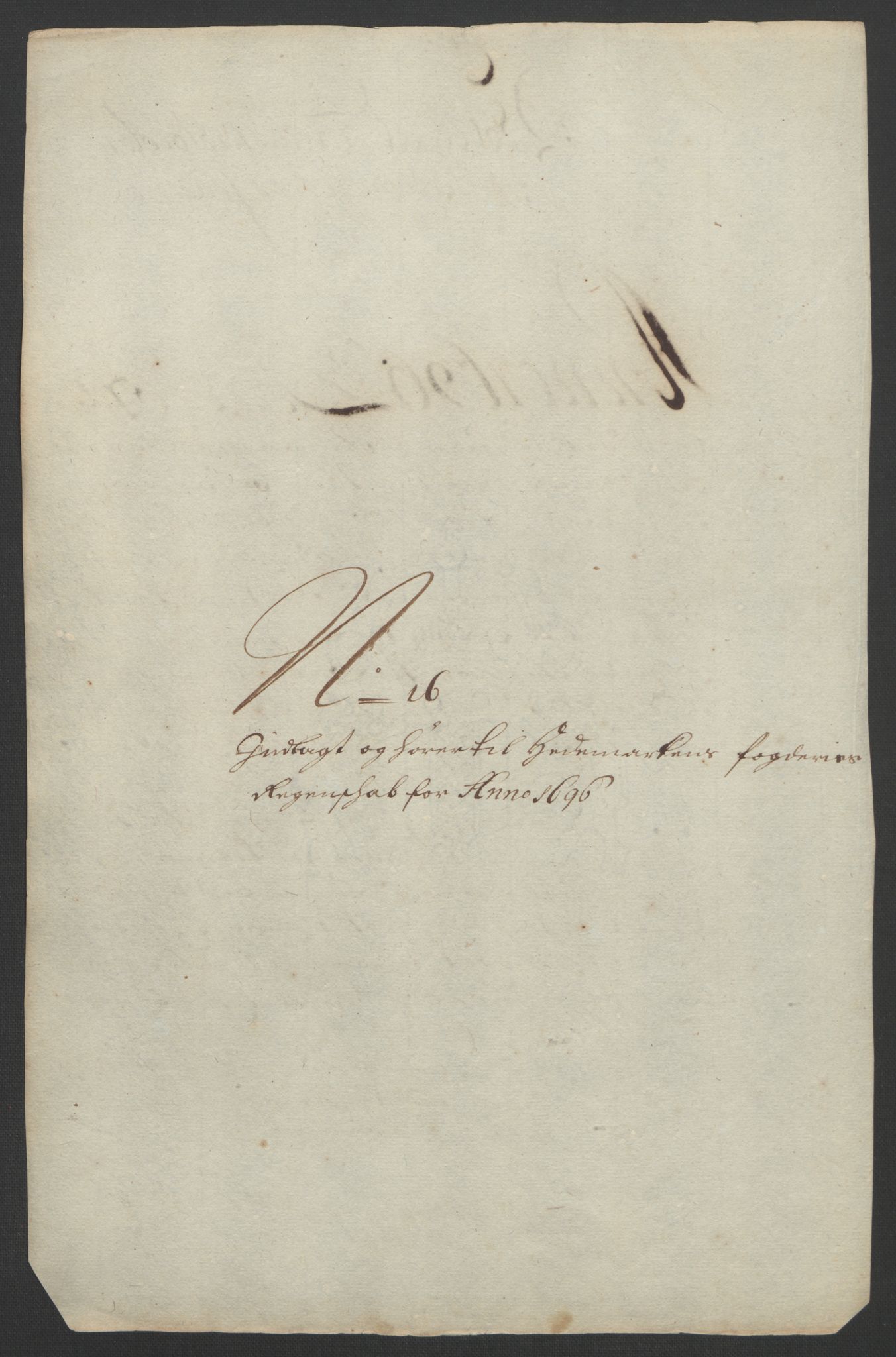 Rentekammeret inntil 1814, Reviderte regnskaper, Fogderegnskap, AV/RA-EA-4092/R16/L1036: Fogderegnskap Hedmark, 1695-1696, p. 433