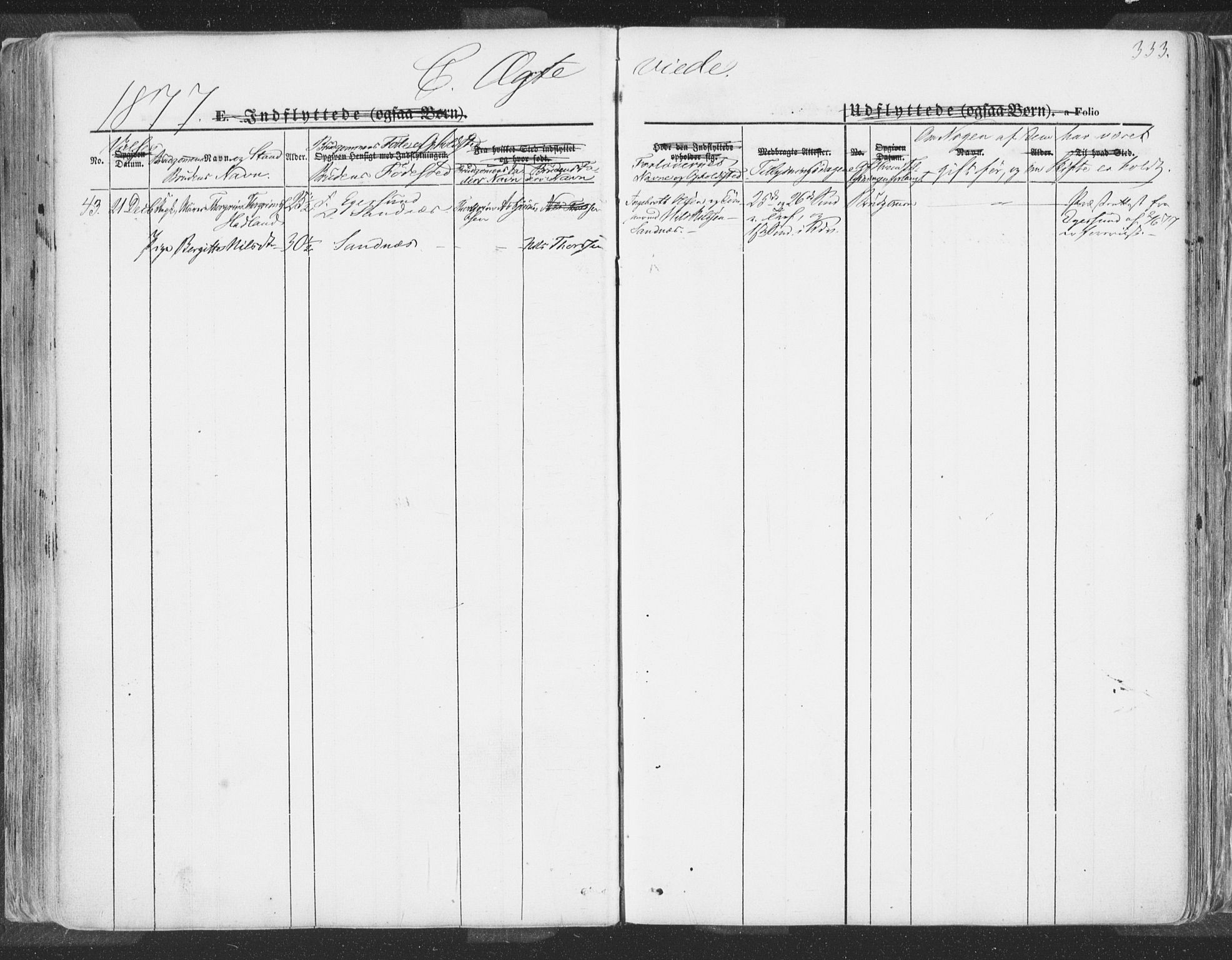 Høyland sokneprestkontor, SAST/A-101799/001/30BA/L0009: Parish register (official) no. A 9.2, 1857-1877, p. 333