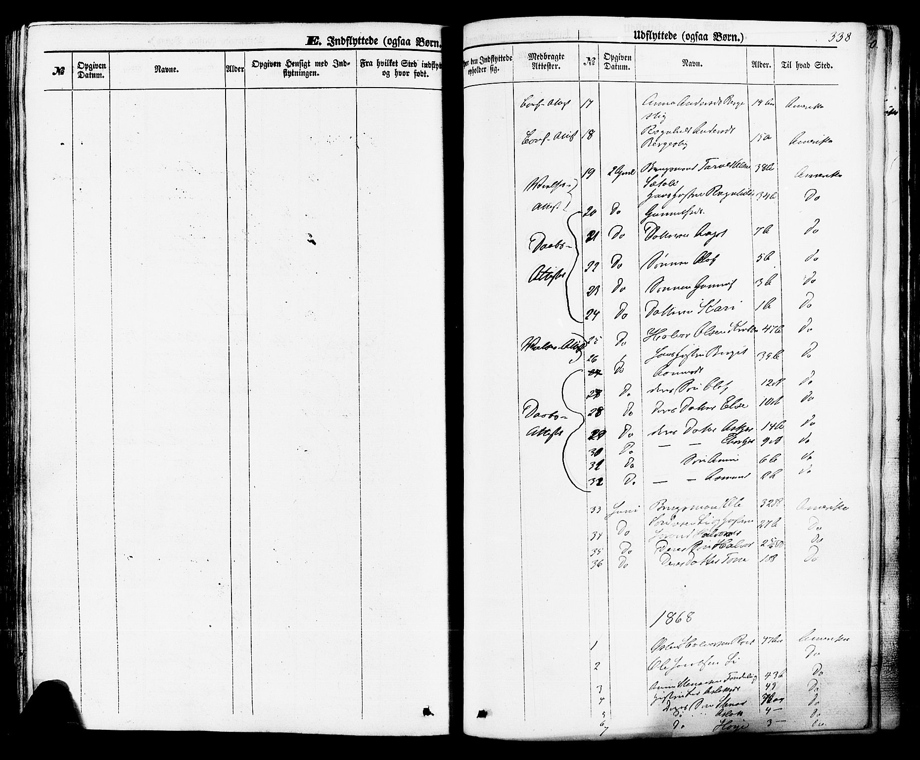 Rauland kirkebøker, SAKO/A-292/F/Fa/L0003: Parish register (official) no. 3, 1859-1886, p. 338