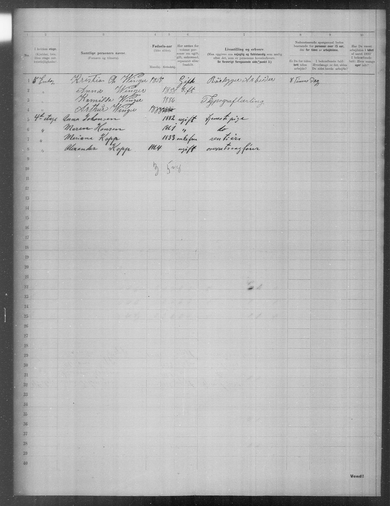 OBA, Municipal Census 1903 for Kristiania, 1903, p. 20075