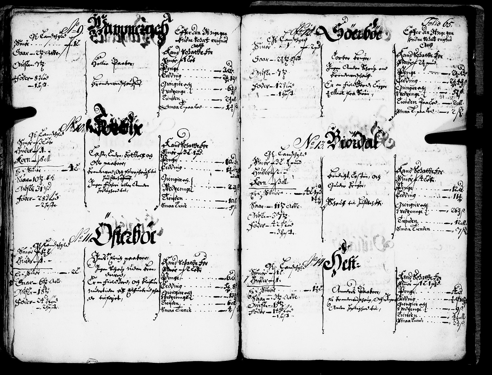 Rentekammeret inntil 1814, Realistisk ordnet avdeling, AV/RA-EA-4070/N/Nb/Nba/L0042: Ytre Sogn fogderi, 1667, p. 64b-65a