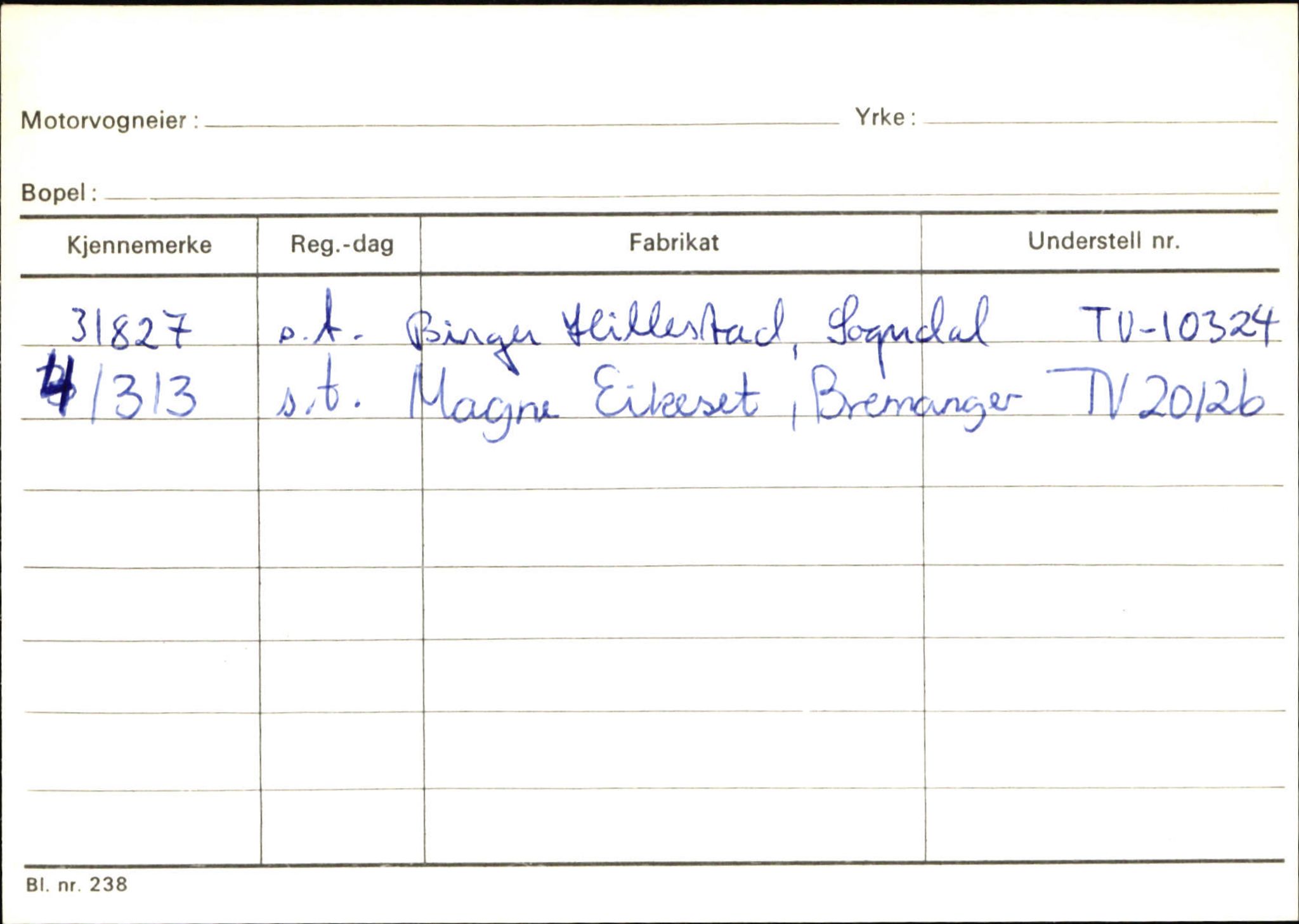 Statens vegvesen, Sogn og Fjordane vegkontor, AV/SAB-A-5301/4/F/L0132: Eigarregister Askvoll A-Å. Balestrand A-Å, 1945-1975, p. 1571