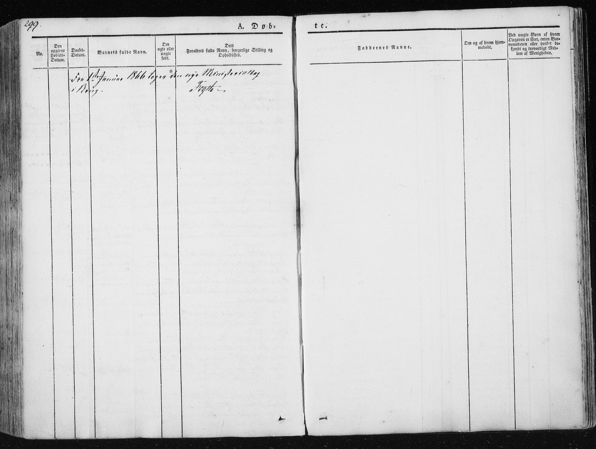 Ministerialprotokoller, klokkerbøker og fødselsregistre - Nordland, SAT/A-1459/830/L0446: Parish register (official) no. 830A10, 1831-1865, p. 299