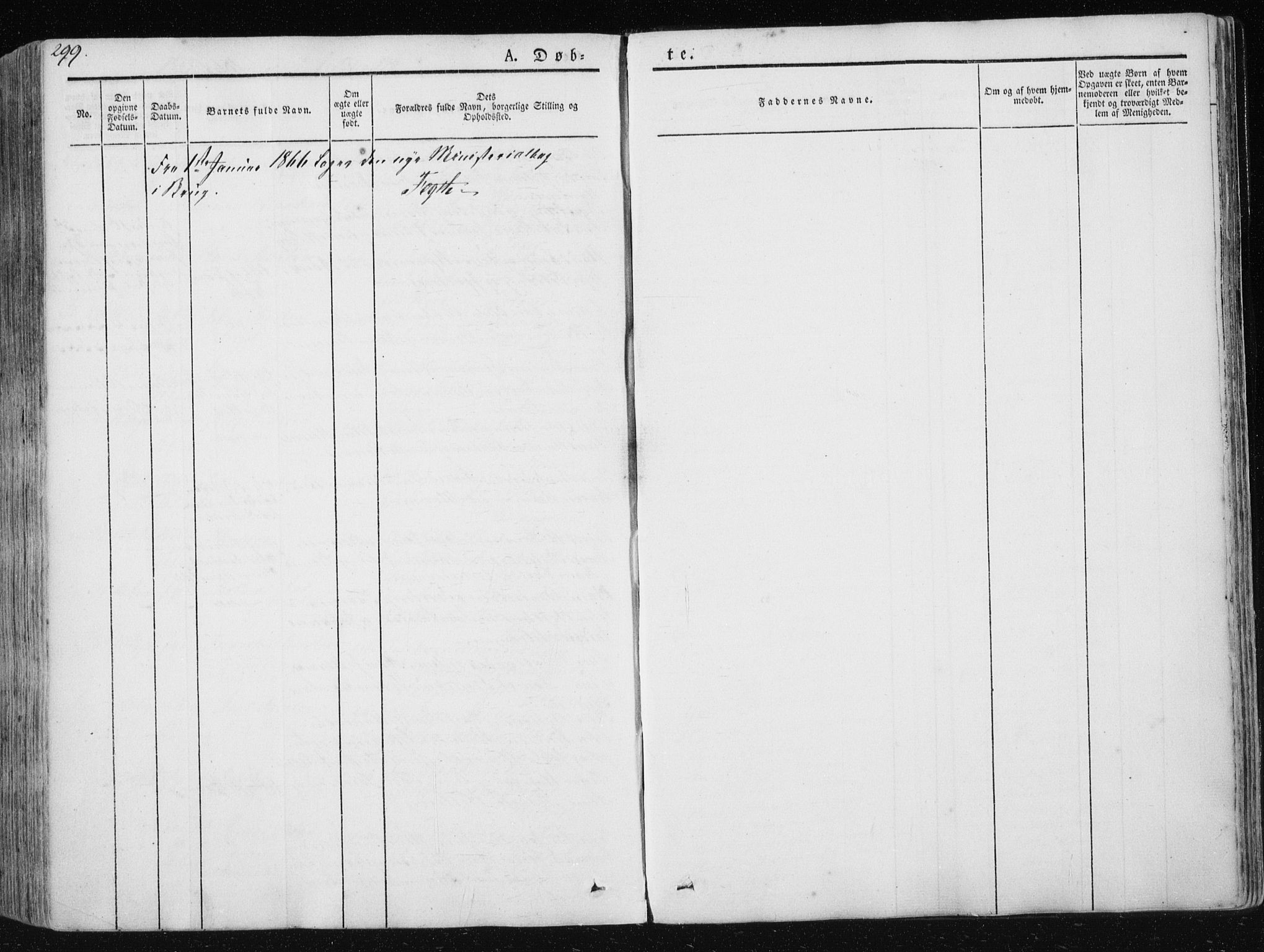 Ministerialprotokoller, klokkerbøker og fødselsregistre - Nordland, AV/SAT-A-1459/830/L0446: Parish register (official) no. 830A10, 1831-1865, p. 299