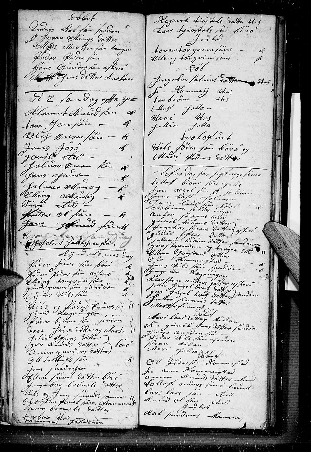 Dypvåg sokneprestkontor, AV/SAK-1111-0007/F/Fb/Fba/L0004: Parish register (copy) no. B 4, 1725-1728, p. 16