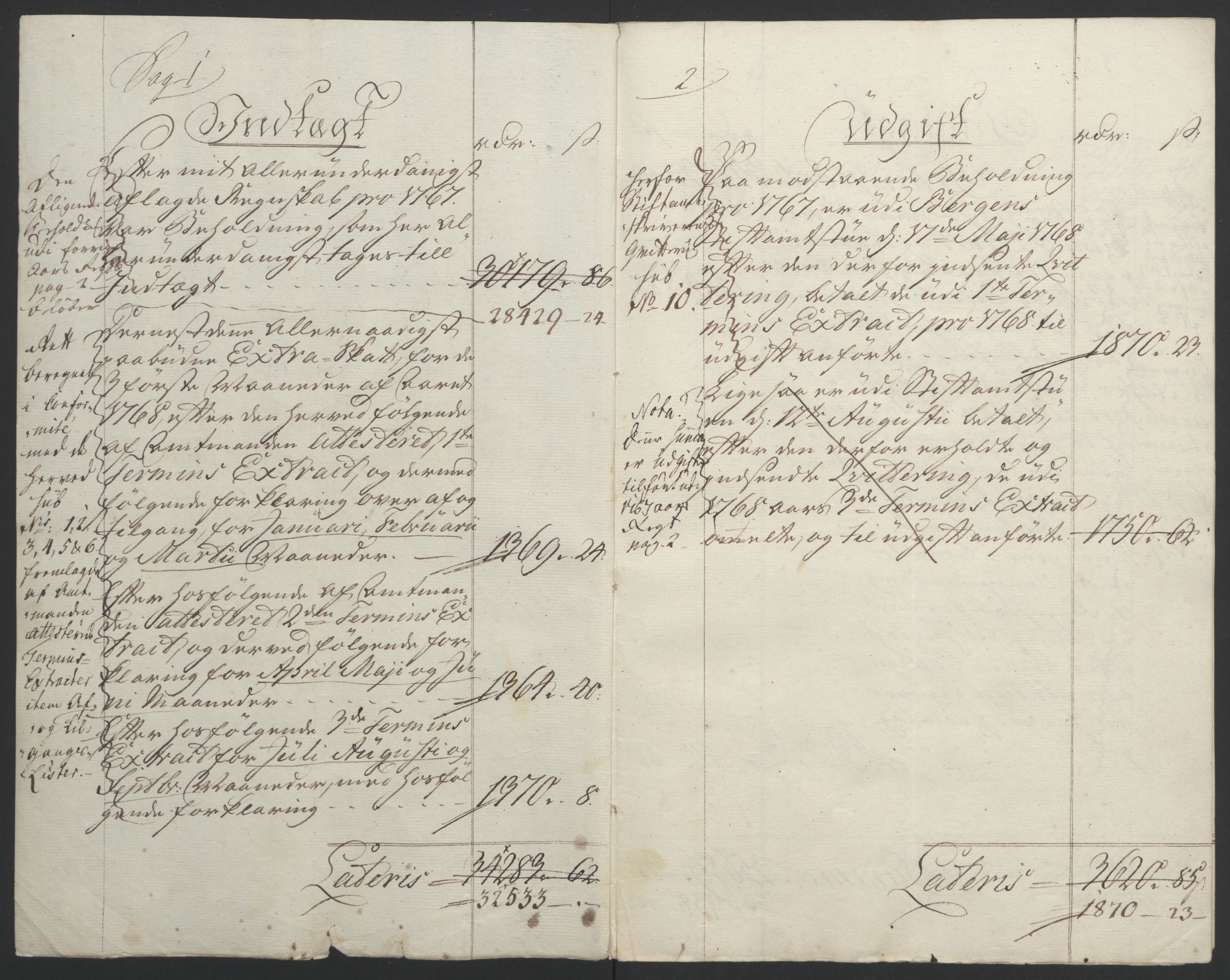 Rentekammeret inntil 1814, Reviderte regnskaper, Fogderegnskap, AV/RA-EA-4092/R65/L4573: Ekstraskatten Helgeland, 1762-1772, p. 168