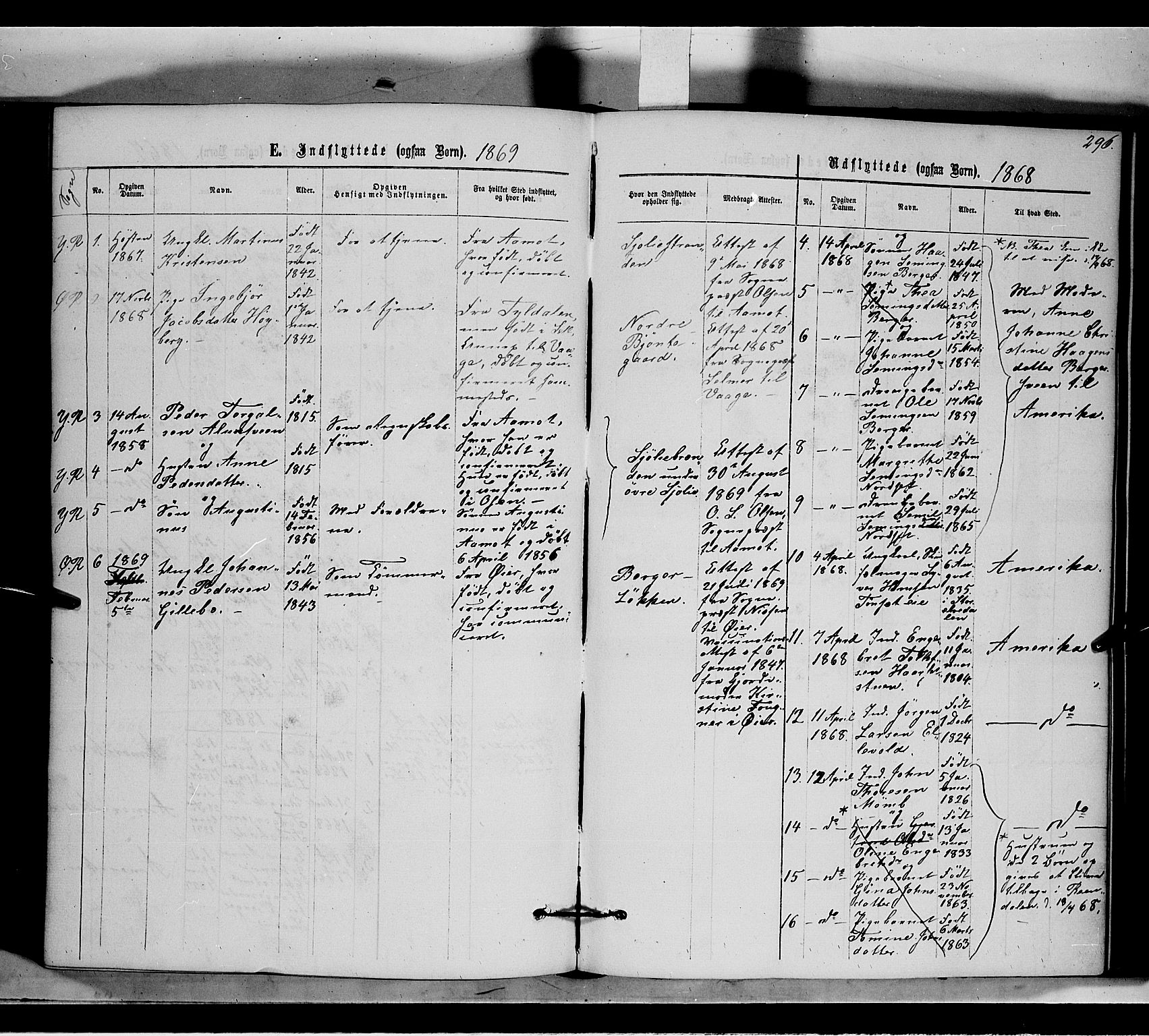 Rendalen prestekontor, SAH/PREST-054/H/Ha/Haa/L0006: Parish register (official) no. 6, 1867-1877, p. 296