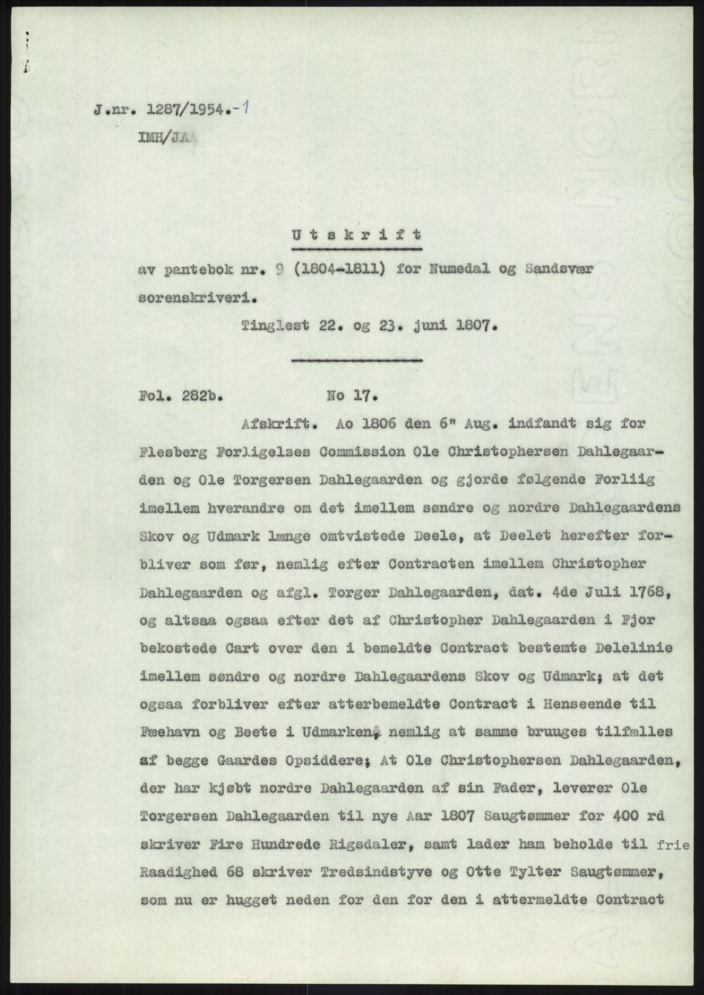 Statsarkivet i Kongsberg, SAKO/A-0001, 1954-1955, p. 315