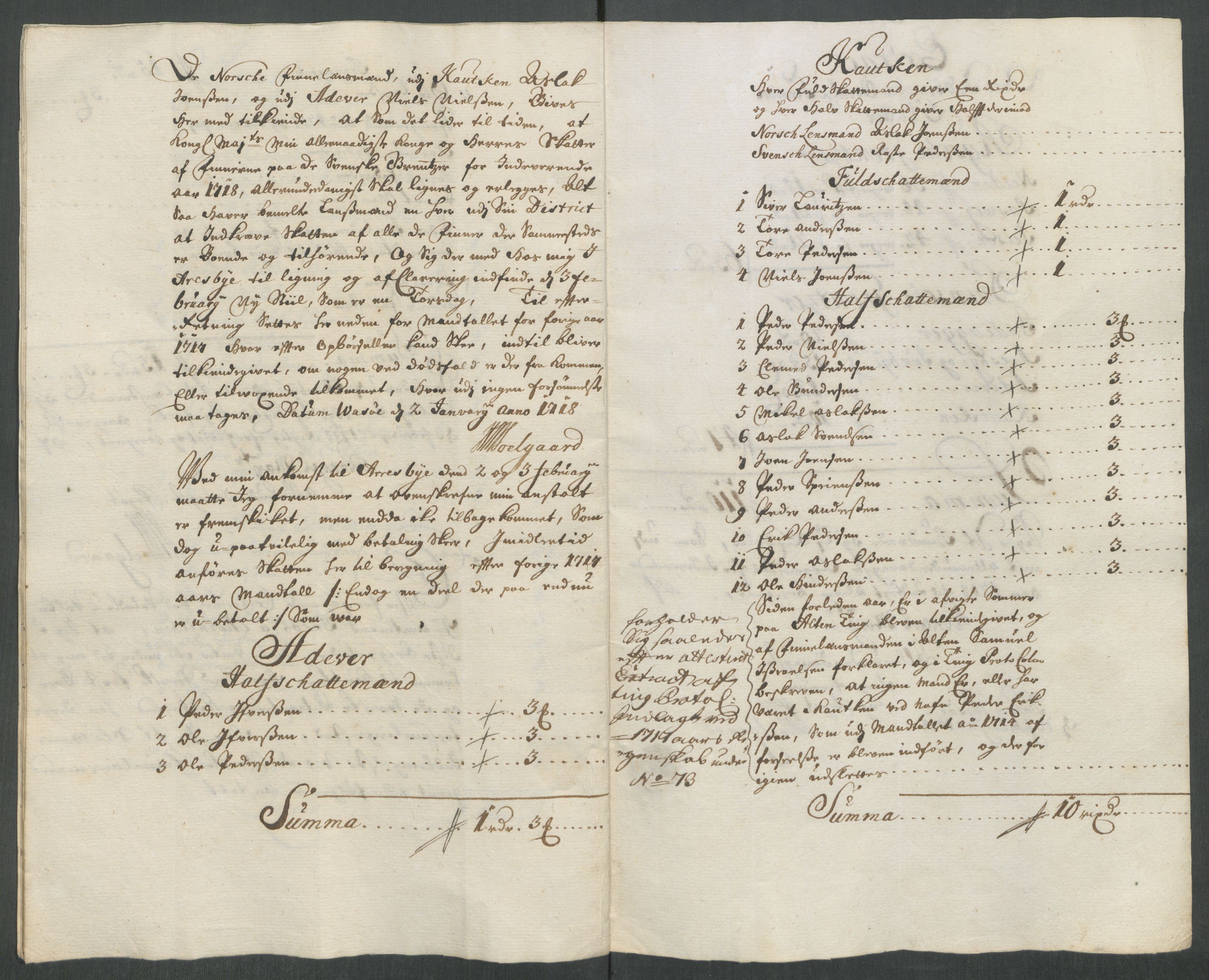 Rentekammeret inntil 1814, Reviderte regnskaper, Fogderegnskap, AV/RA-EA-4092/R69/L4857: Fogderegnskap Finnmark/Vardøhus, 1716-1718, p. 445