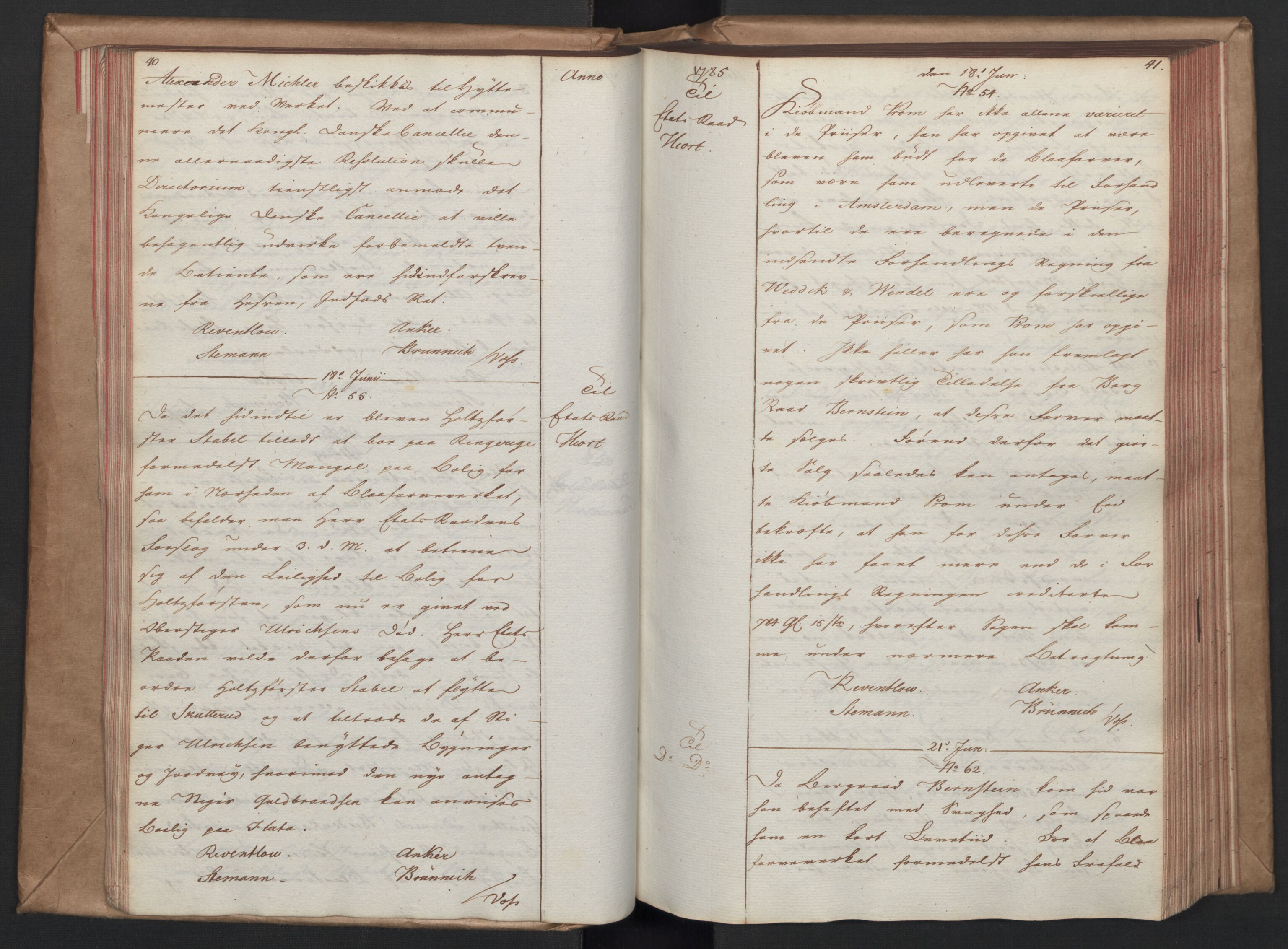 Rentekammeret, Renteskriverkontorene, AV/RA-EA-3115/O/Om/Oma/L0003: Kopibok B, 1785-1789, p. 40-41