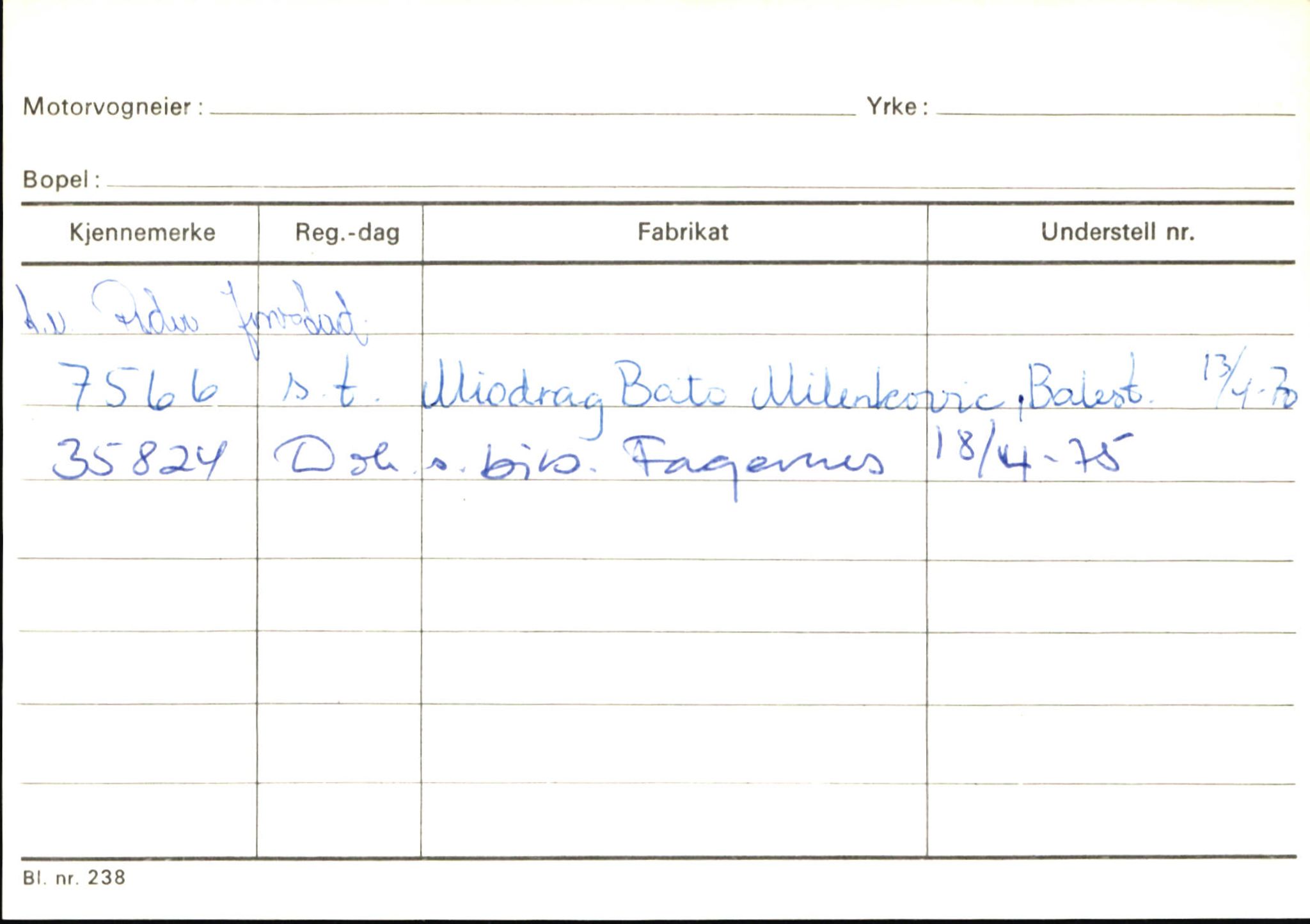 Statens vegvesen, Sogn og Fjordane vegkontor, AV/SAB-A-5301/4/F/L0146: Registerkort Årdal R-Å samt diverse kort, 1945-1975, p. 743