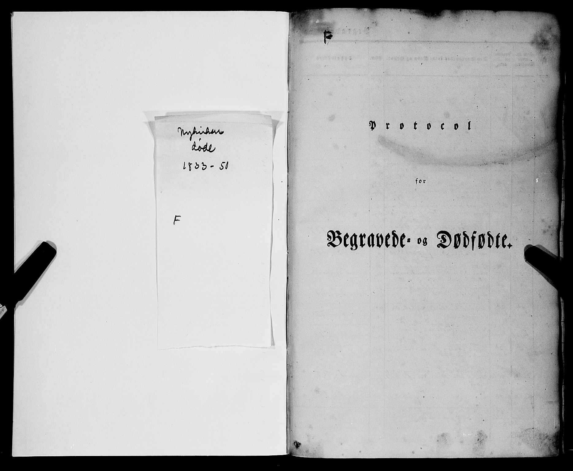Nykirken Sokneprestembete, SAB/A-77101/H/Haa/L0041: Parish register (official) no. E 1, 1833-1850