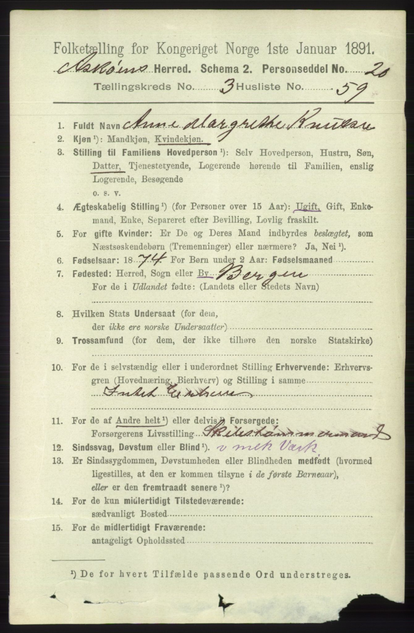 RA, 1891 census for 1247 Askøy, 1891, p. 2807