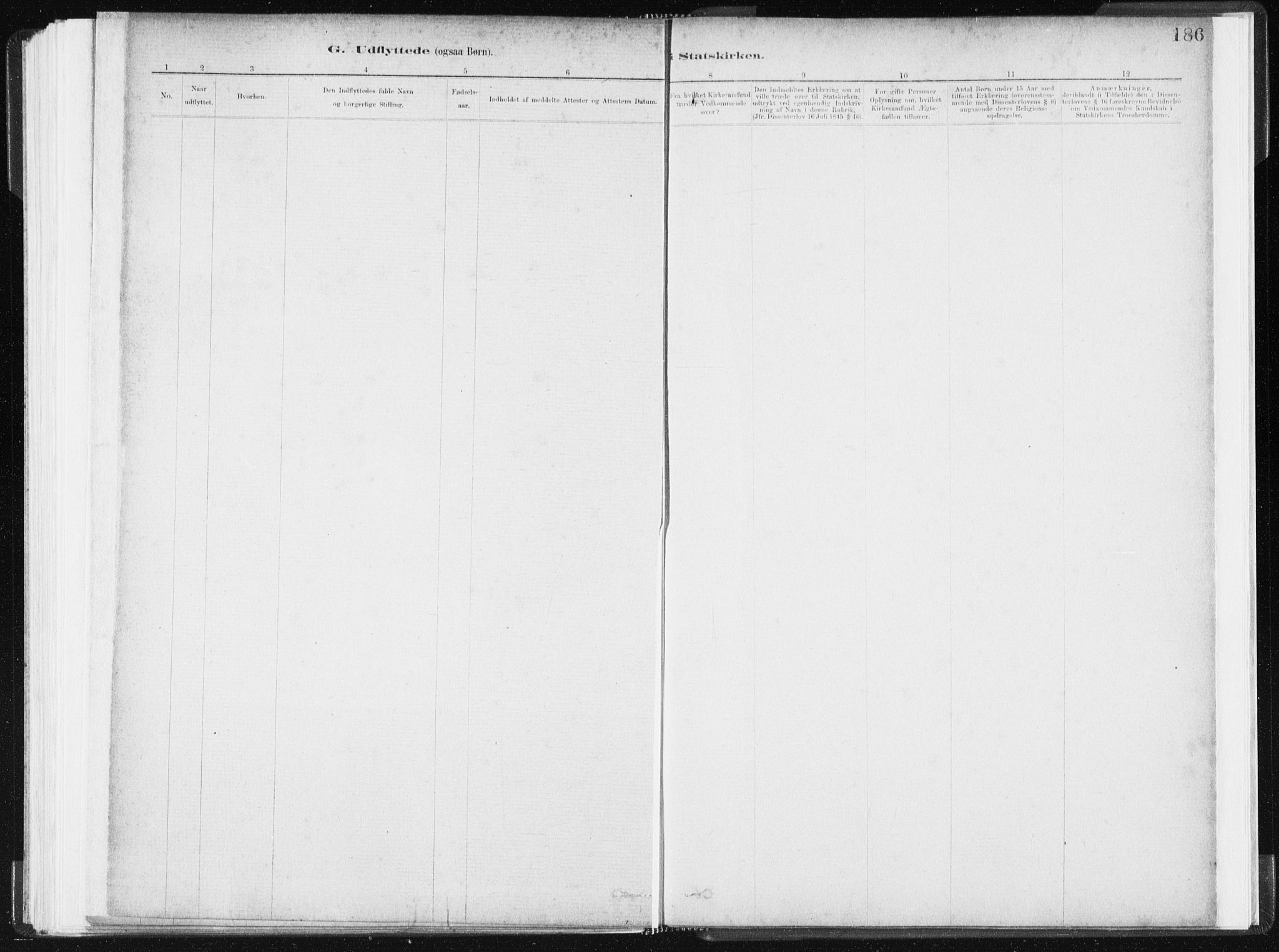 Ministerialprotokoller, klokkerbøker og fødselsregistre - Sør-Trøndelag, SAT/A-1456/634/L0533: Parish register (official) no. 634A09, 1882-1901, p. 186