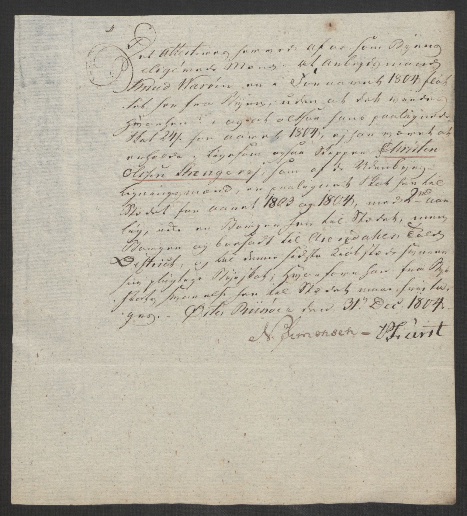 Danske Kanselli 1800-1814, AV/RA-EA-3024/K/Kk/Kka/Kkac/L0236: Kjøpstadregnskap Øster Risør, 1801-1804, p. 993