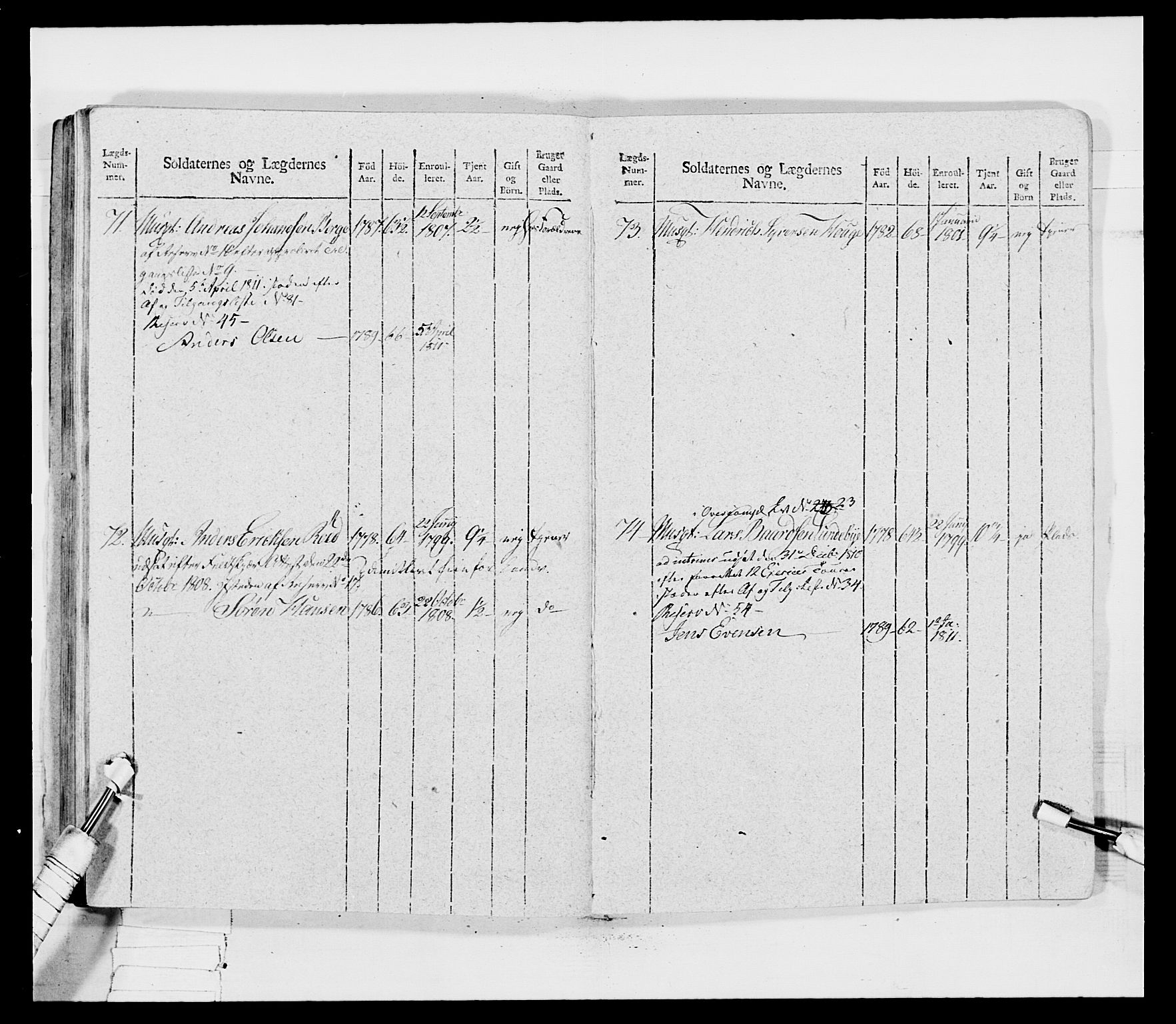 Generalitets- og kommissariatskollegiet, Det kongelige norske kommissariatskollegium, AV/RA-EA-5420/E/Eh/L0030b: Sønnafjelske gevorbne infanteriregiment, 1810, p. 285