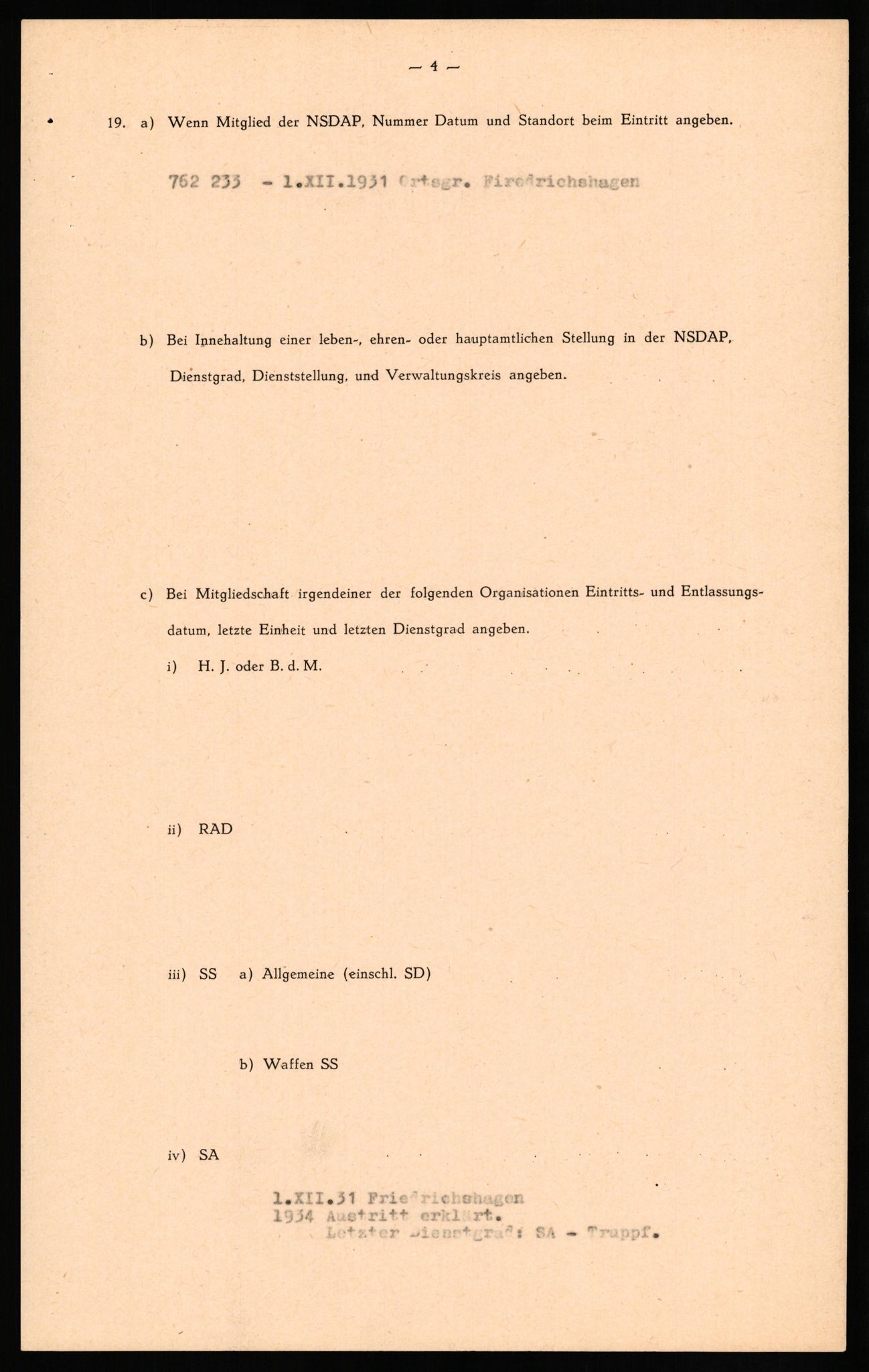 Forsvaret, Forsvarets overkommando II, AV/RA-RAFA-3915/D/Db/L0025: CI Questionaires. Tyske okkupasjonsstyrker i Norge. Tyskere., 1945-1946, p. 384