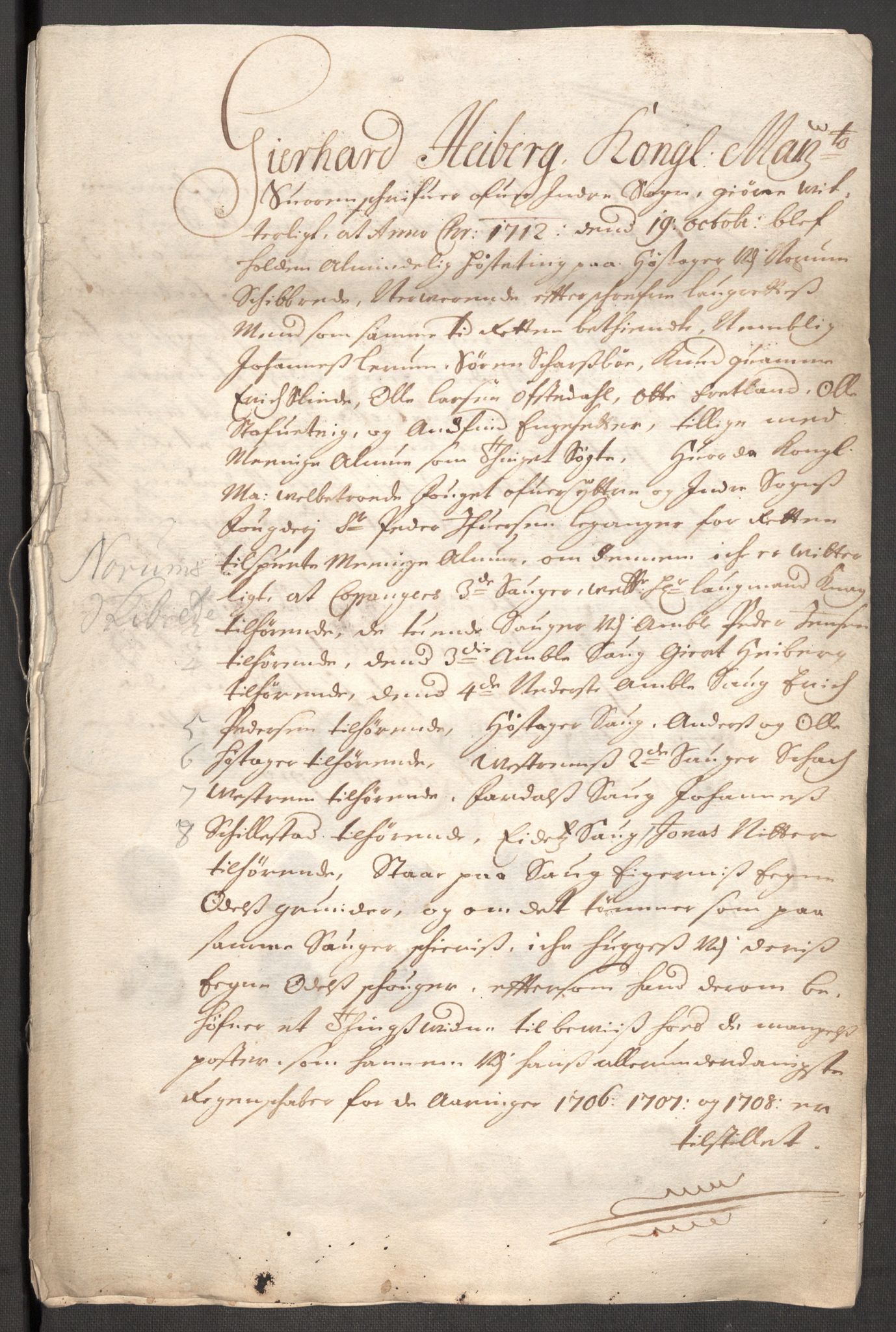 Rentekammeret inntil 1814, Reviderte regnskaper, Fogderegnskap, AV/RA-EA-4092/R52/L3315: Fogderegnskap Sogn, 1708, p. 369